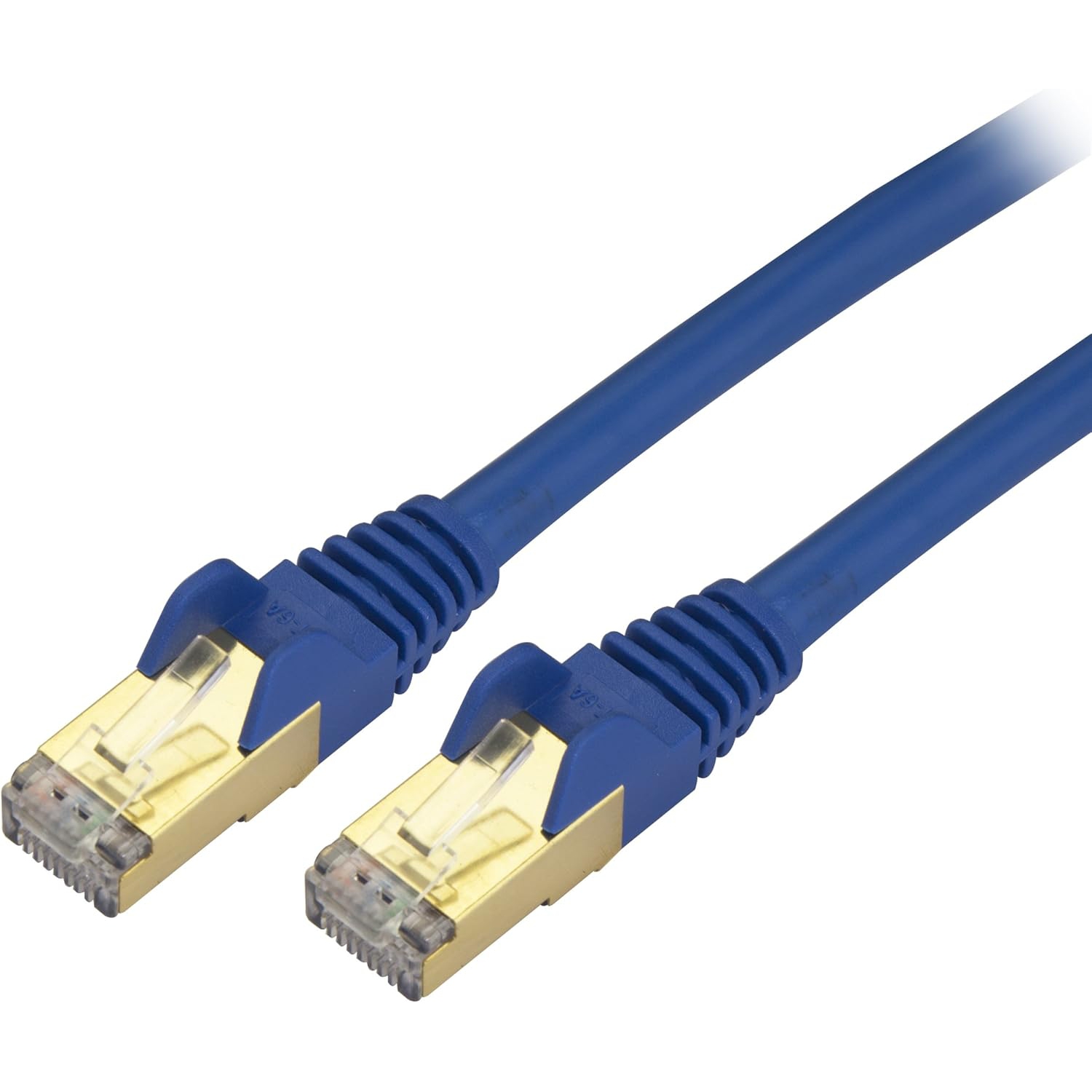 Startech 12ft Cat6a 500mhz Shielded Patch Cable - Blue -