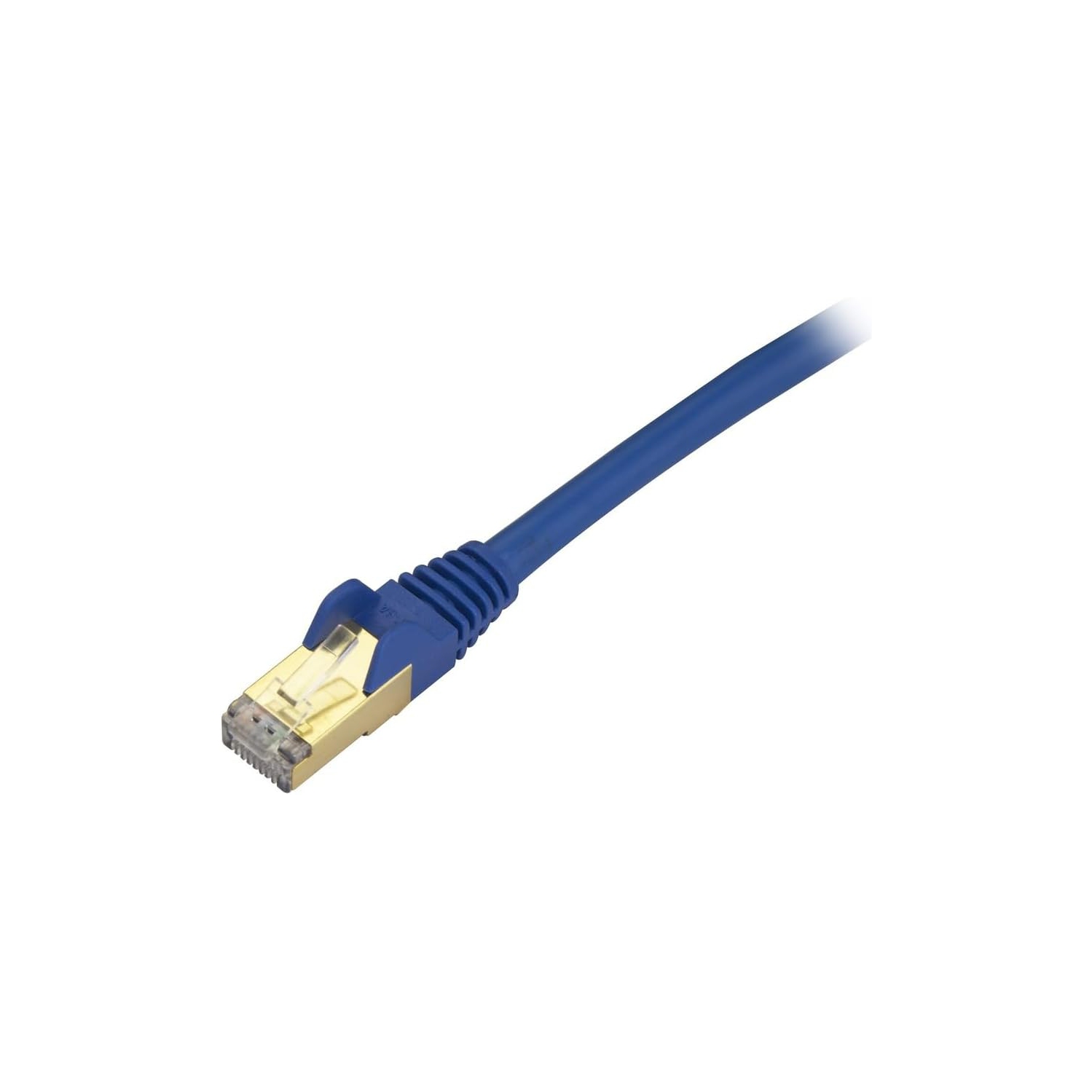 Startech 12ft Cat6a 500mhz Shielded Patch Cable - Blue -
