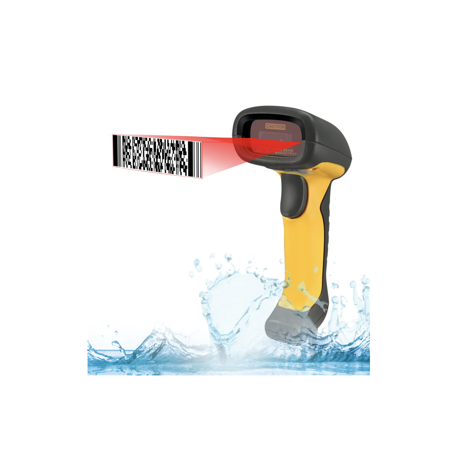 Adesso NuScan 5200TU- Antimicrobial & Waterproof 2D Barcode Scanner
