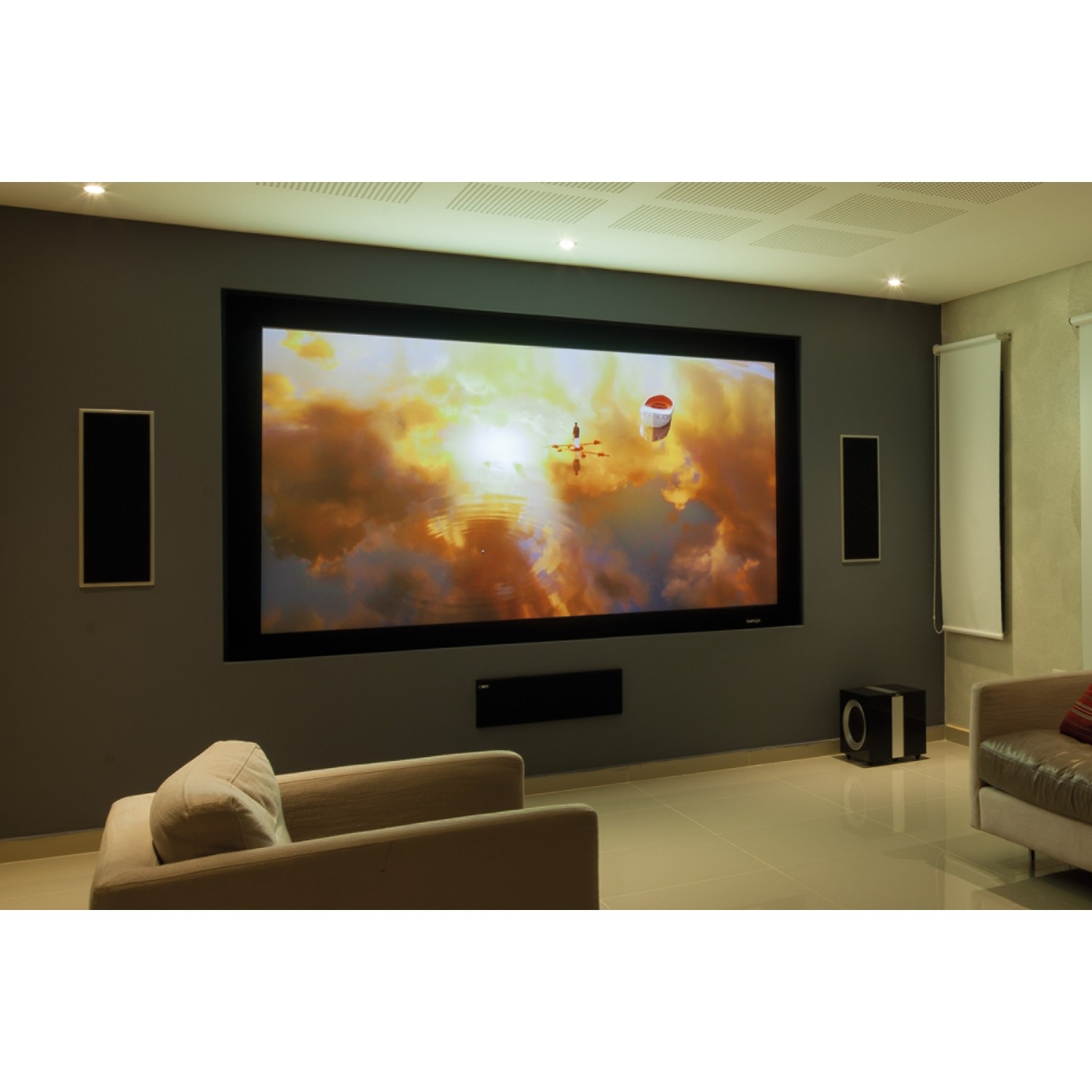 EluneVision Reference Studio 4K 125'' Fixed Frame 16:9 Projector Screen