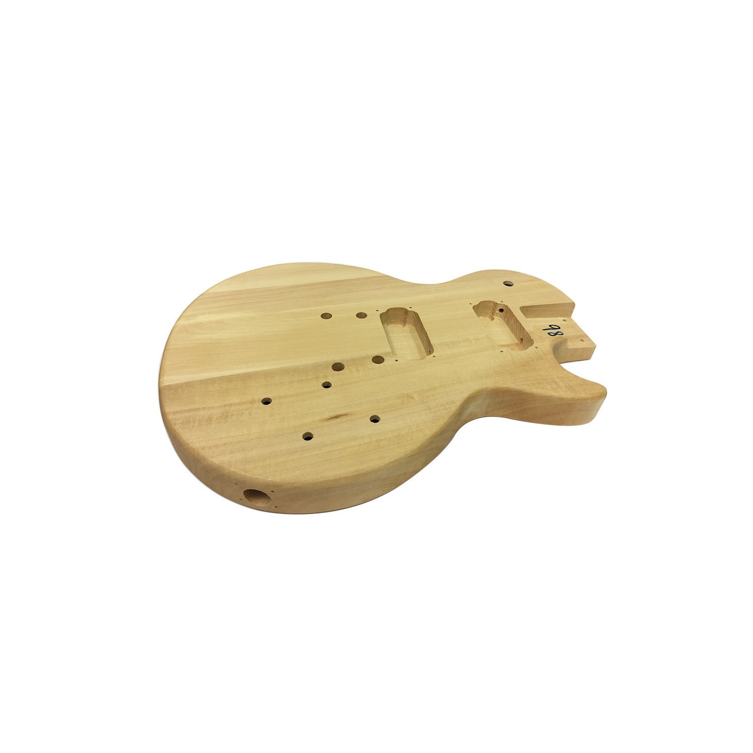 Solo LP Jr Style DIY Guitar Kit, Basswood Body, Maple Neck