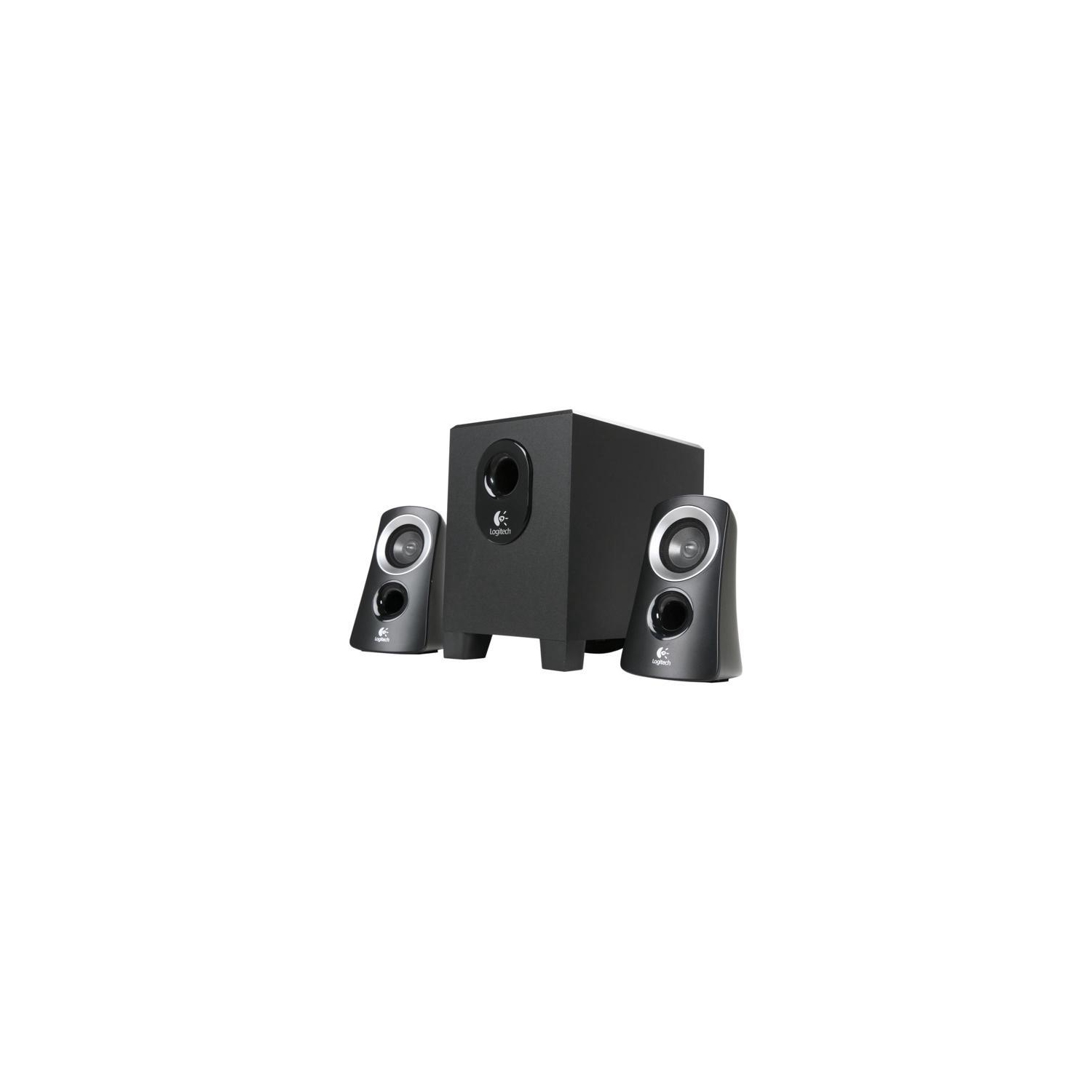 Refurbished - Logitech Z313 2.1 Channel Computer Speaker System, Black (980-000382)