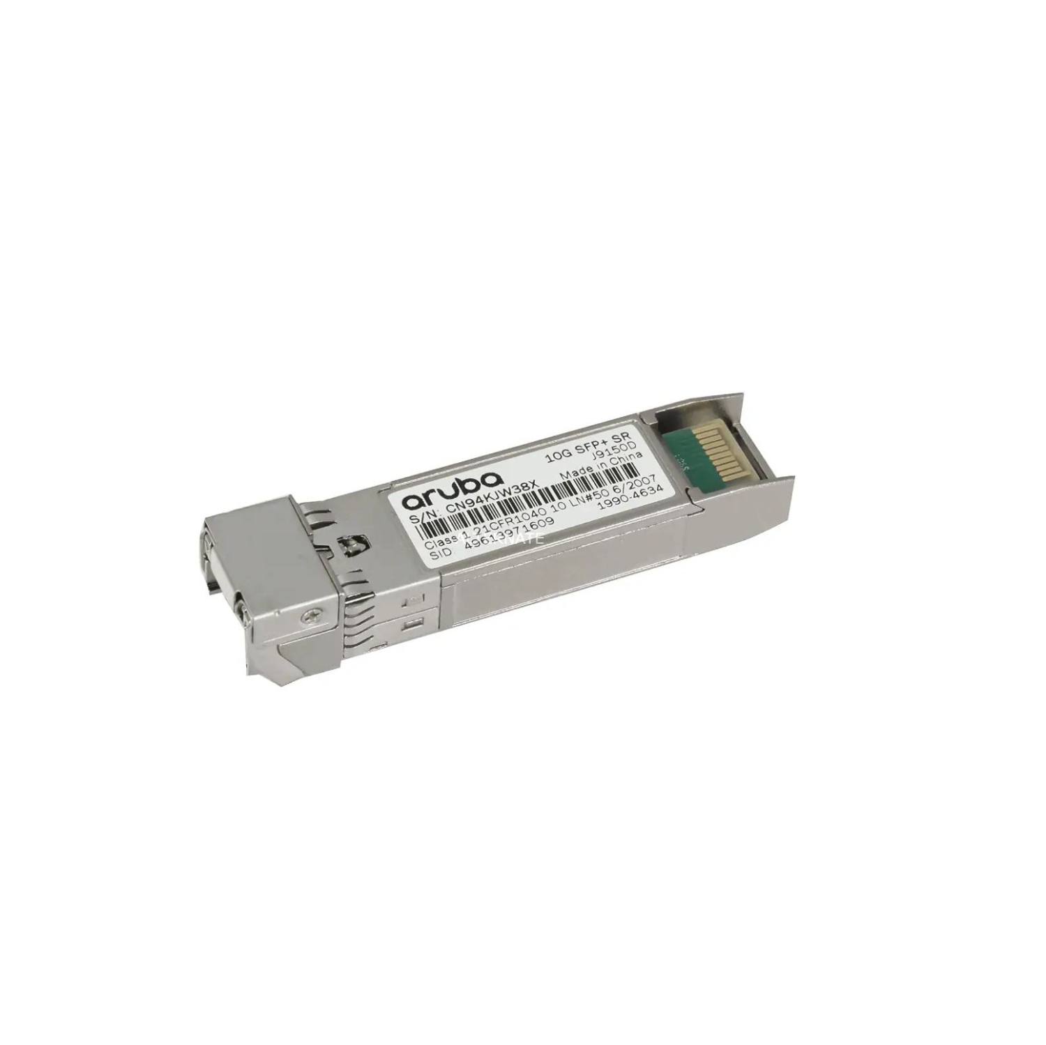 Aruba 10G SFP+ LC SR 300m OM3 MMF Transceiver