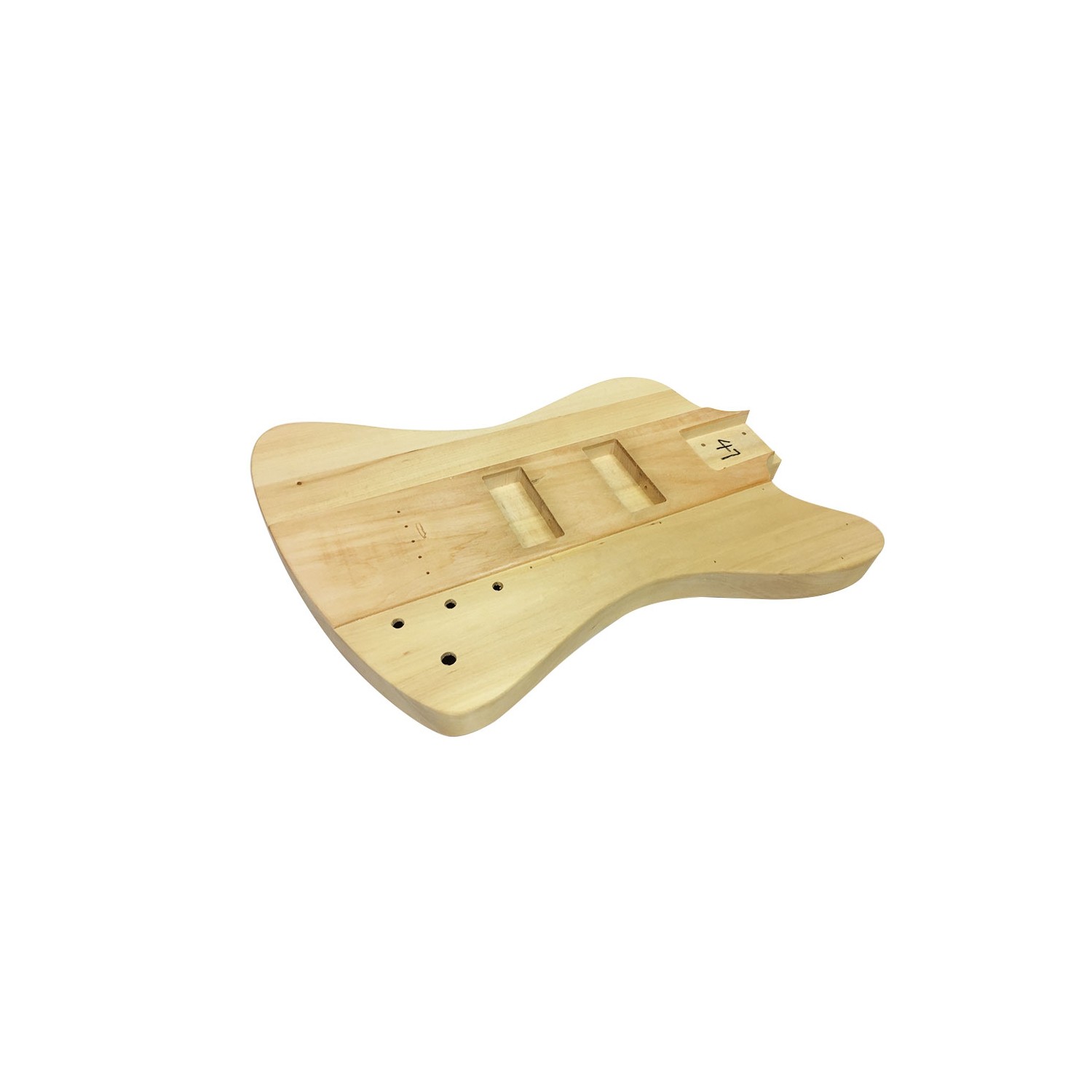 Solo TB Style DIY Bass Guitar Kit, Basswood Body, Maple Neck