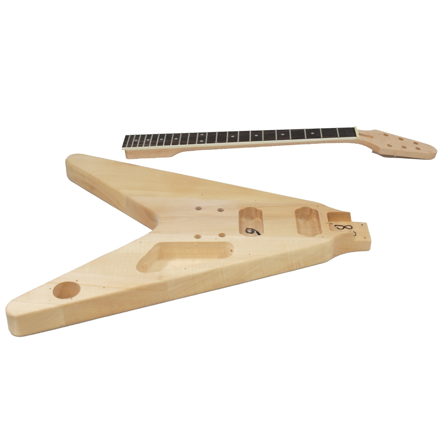 Solo FV Style DIY Guitar Kit, Basswood Body