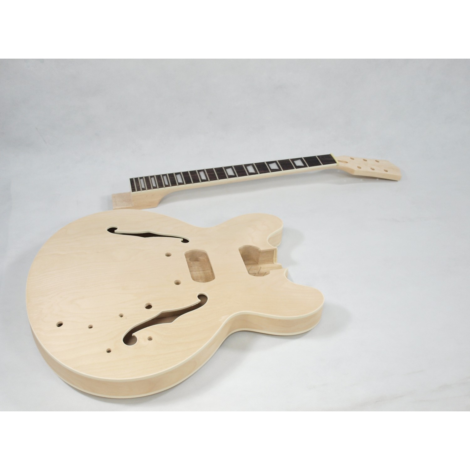 Solo ES Style DIY Guitar Kit, Maple Body