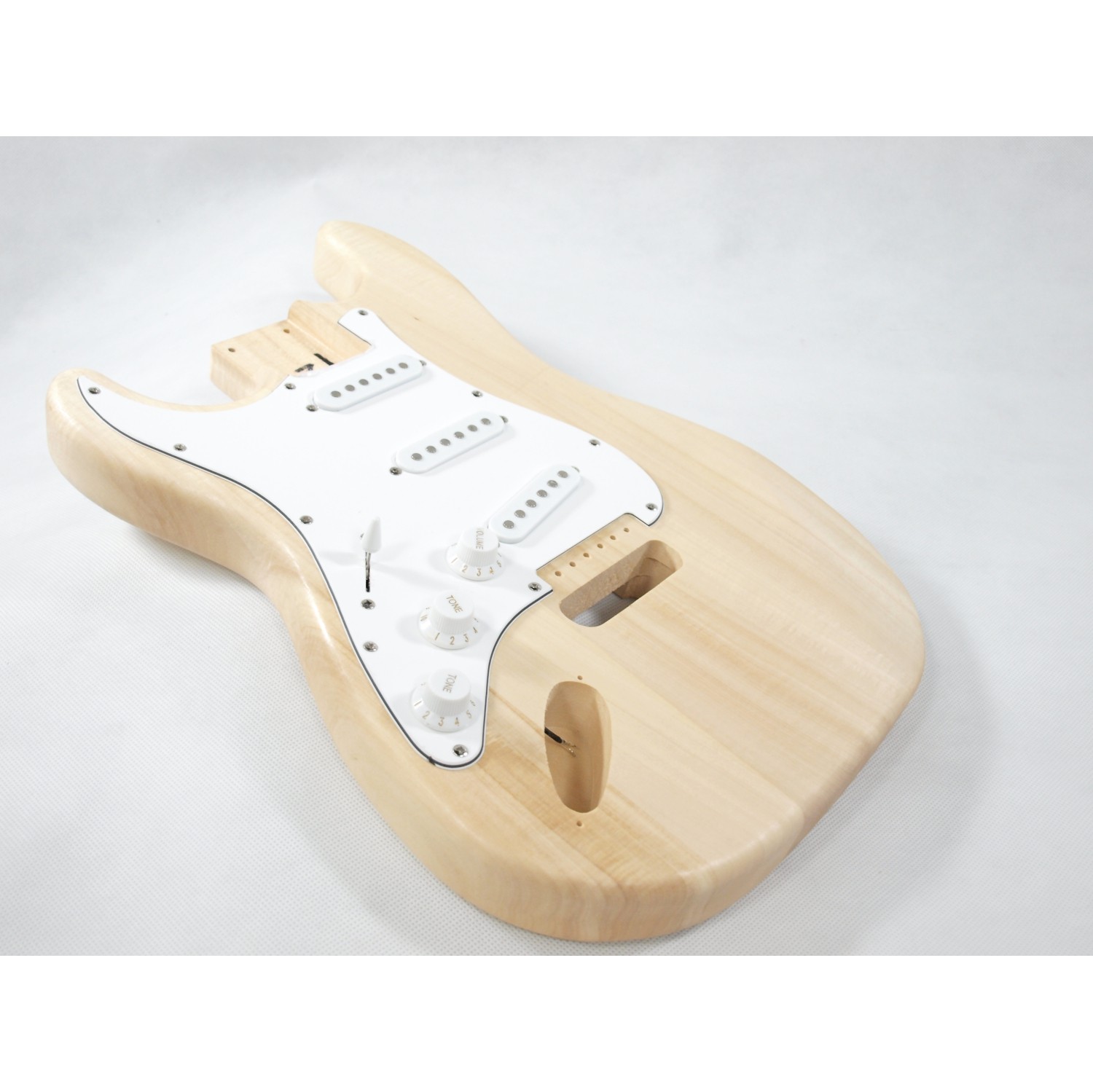Solo ST Style DIY Guitar Kit, Basswood Body, Left Handed