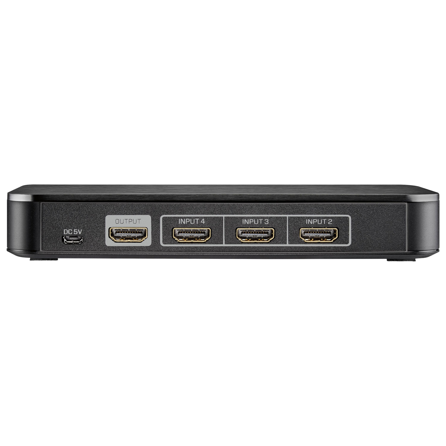 Rocketfish 4-Port 4K HDMI Switch - Black - Only at Best Buy