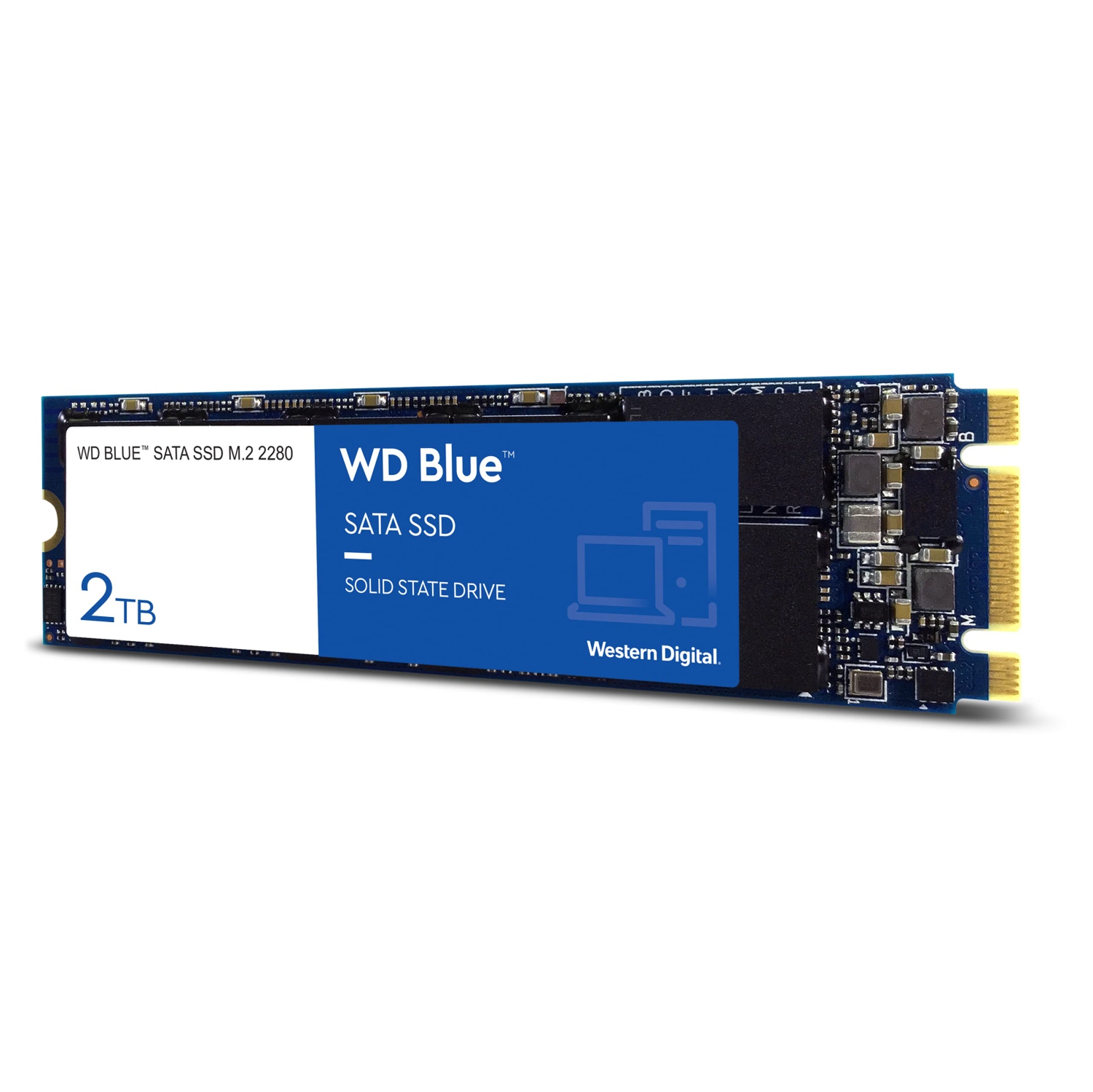 Western Digital Blue 3D NAND SATA SSD Internal Storage, 2TB