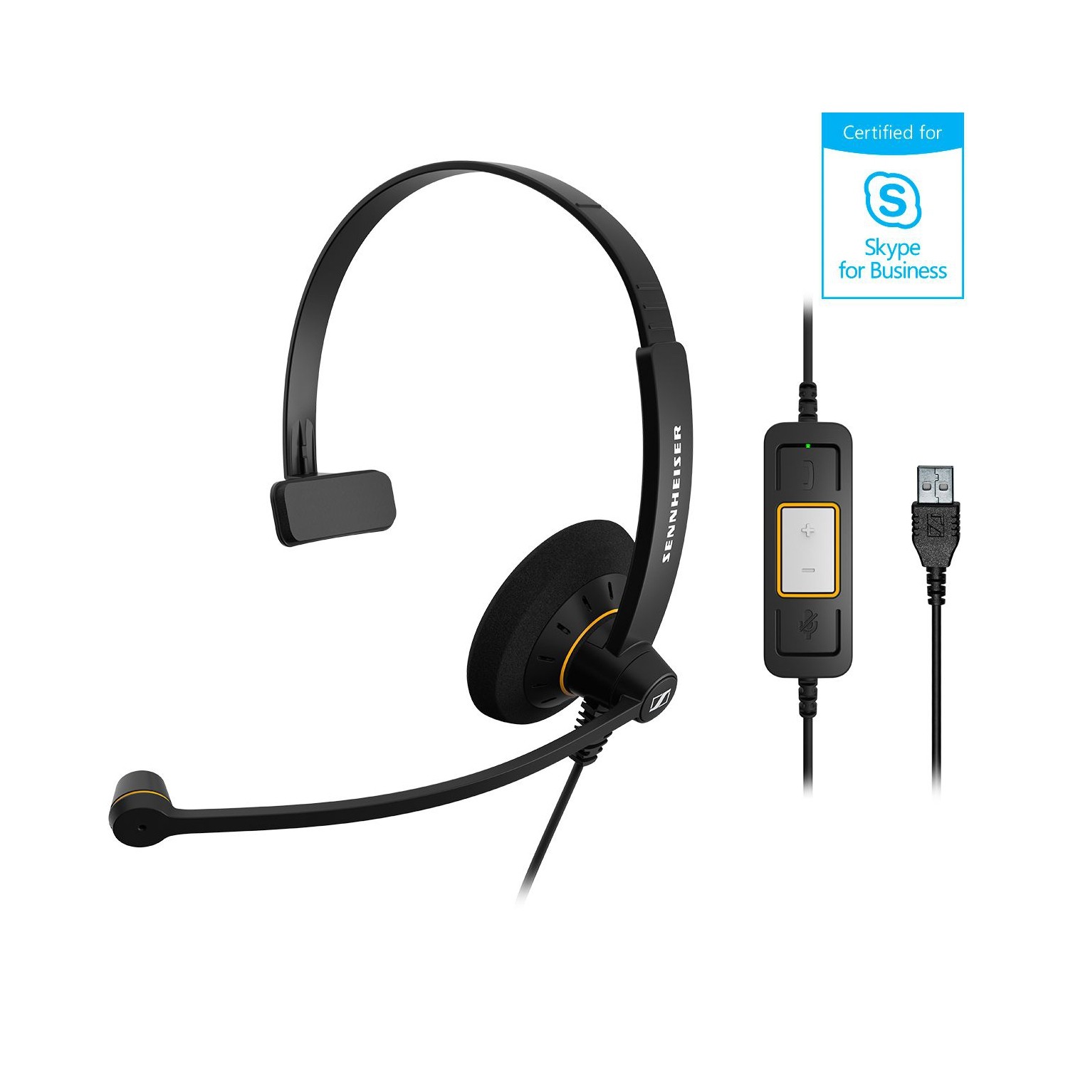 Sennheiser – Casque d’écoute à un côté SC 30 USB ML série culture