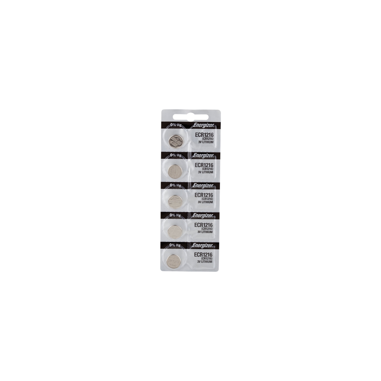 5 x Energizer 1216 Watch Batteries, 3V Lithium CR1216