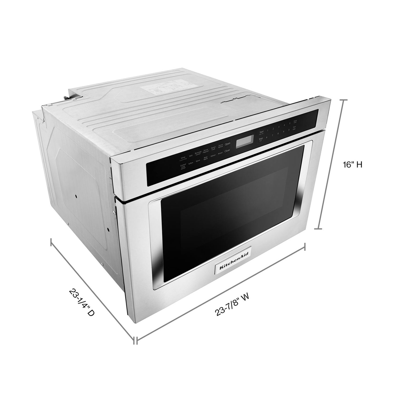 Four à micro-ondes encastrable de KitchenAid - 1,2 pi³ - Acier inoxydable