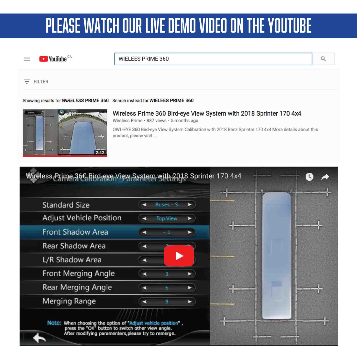 Système de vision périphérique DVR 360 VR d’OWLEY pour véhicules commerciaux 1.2