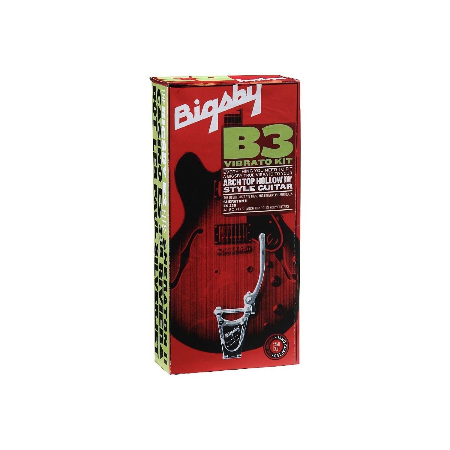 Bigsby® B3 Vibrato Kit, Solid Body Arch Top, Chrome