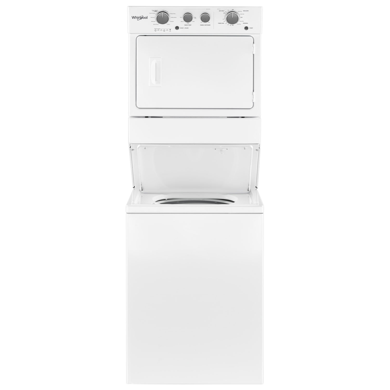 Whirlpool 4 Cu. Ft. Gas Washer & 5.9 Cu. Ft. Dryer Laundry Centre - White