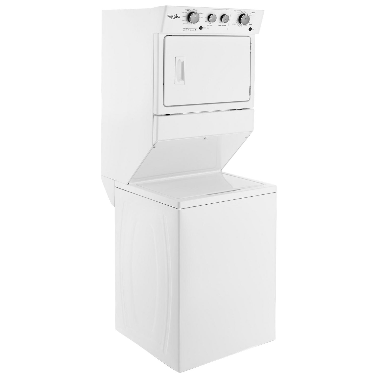 Duo laveuse électrique de 4 pi³ et sécheuse de 5,9 pi³ de Whirlpool - Blanc