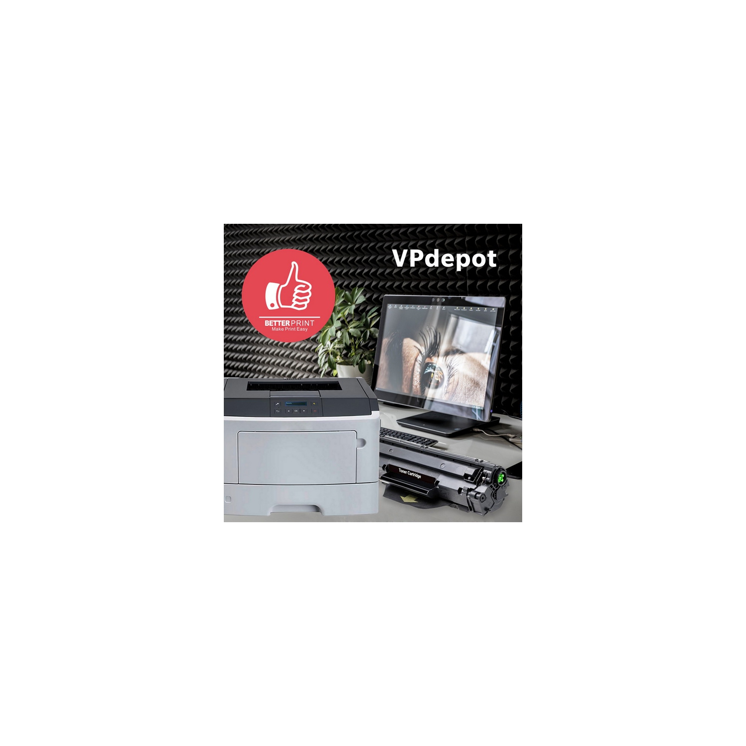 Do It Wiser Compatible Toner Cartridge Replacement For Dell 3110cn 3115cn 3110 3115 | 310-8092 310-8094 310-8096 310-8098 High Yield (8,000 Pages