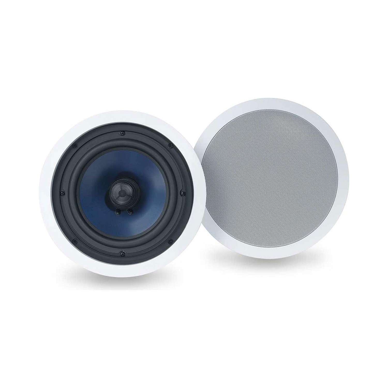 Polk Audio RC80i 8" Round In-ceiling Speakers Bundle with Polk Audio PB LC80i Pre-Construction Brackets