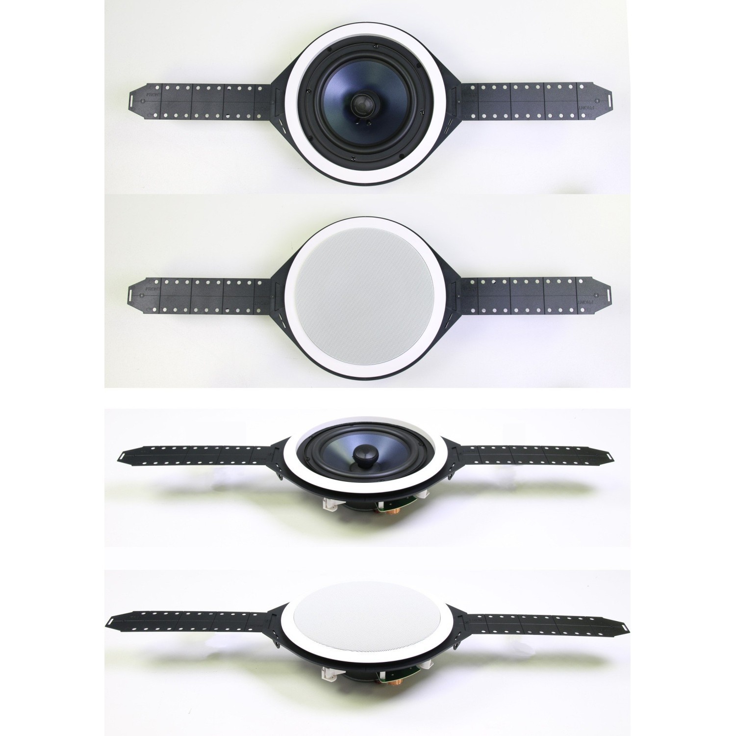 Polk Audio RC80i 8" Round In-ceiling Speakers Bundle with Polk Audio PB LC80i Pre-Construction Brackets