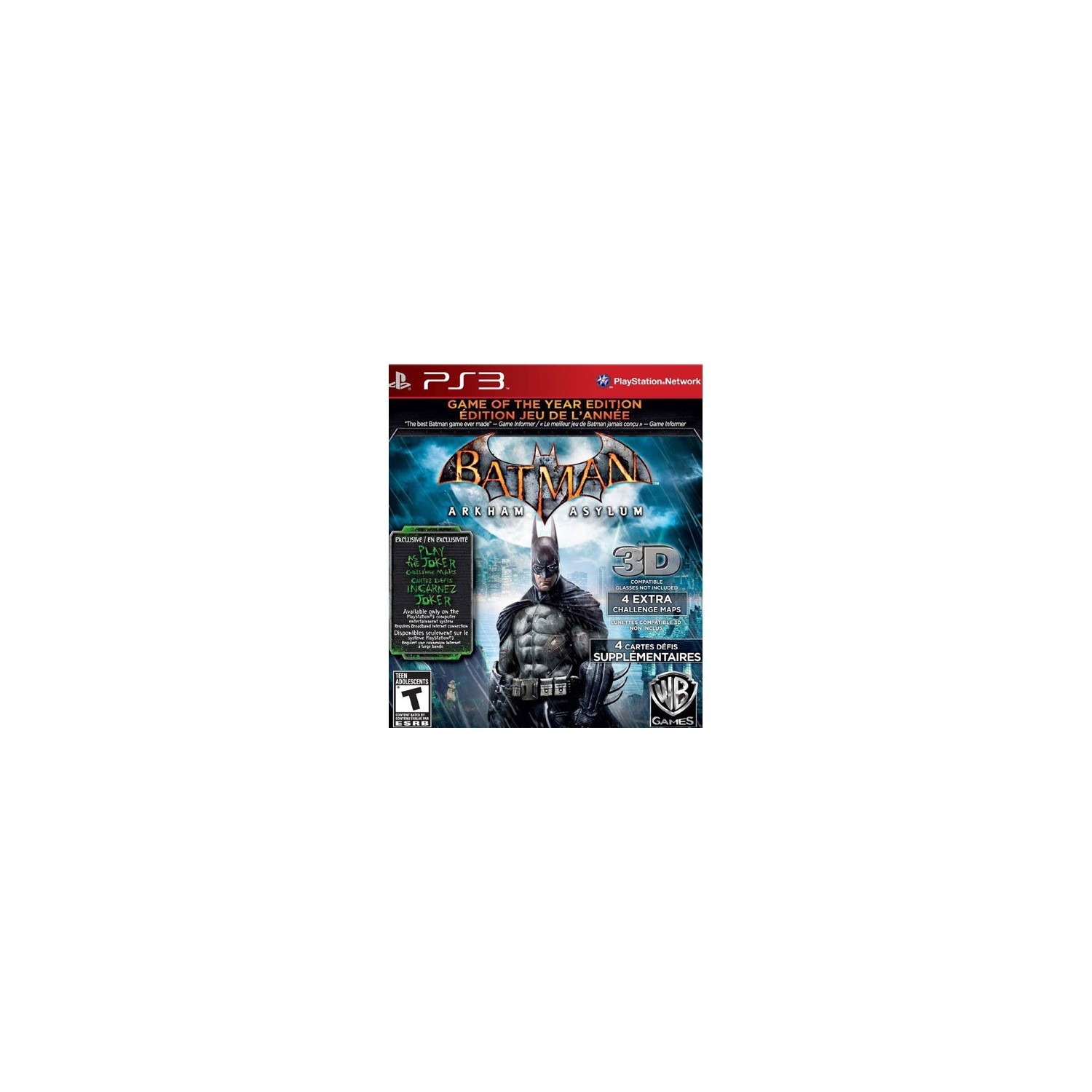 Batman Arkham Asylum Game of the Year Edition (PS3)
