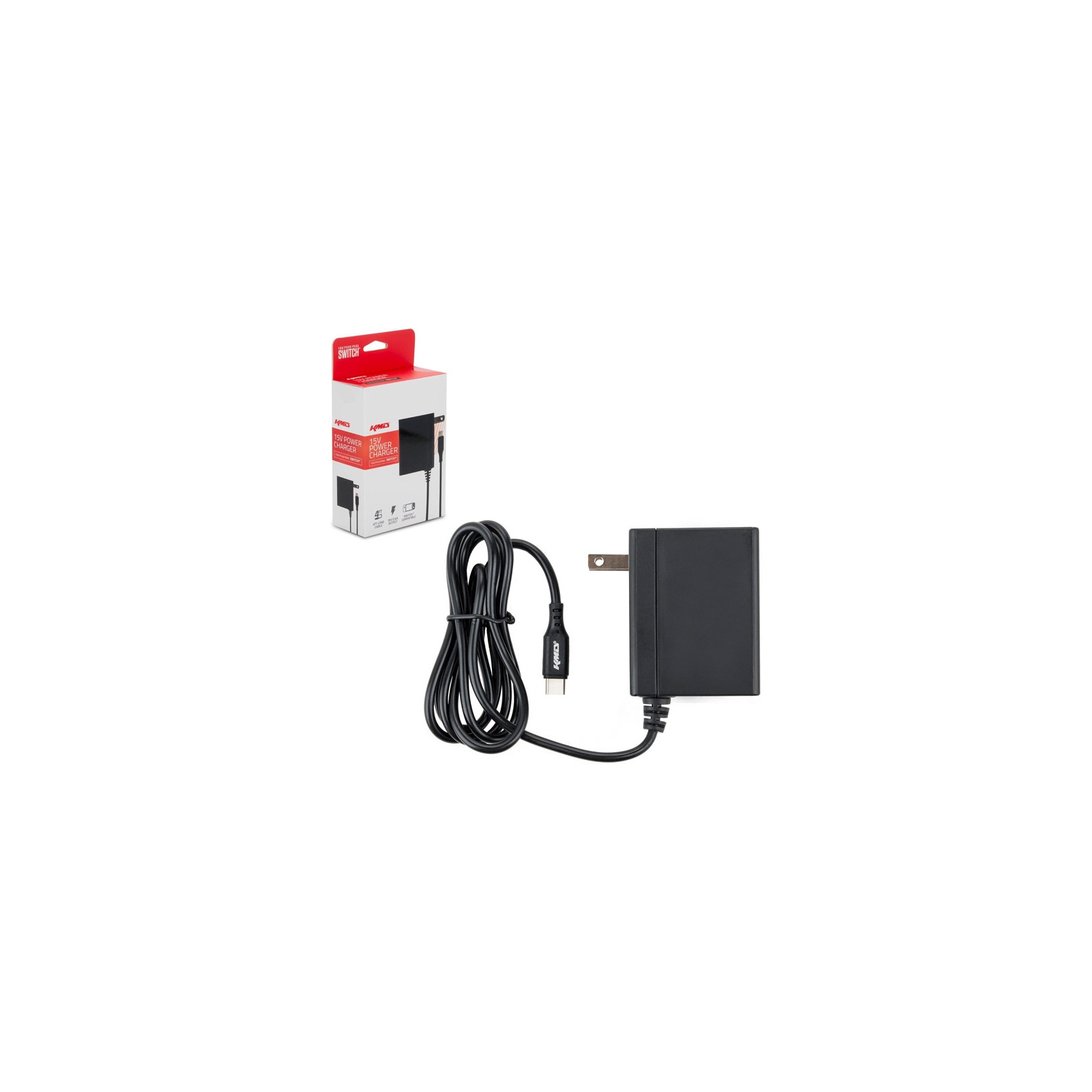 AC Power Adapter 15V 2.4A for Nintendo Switch