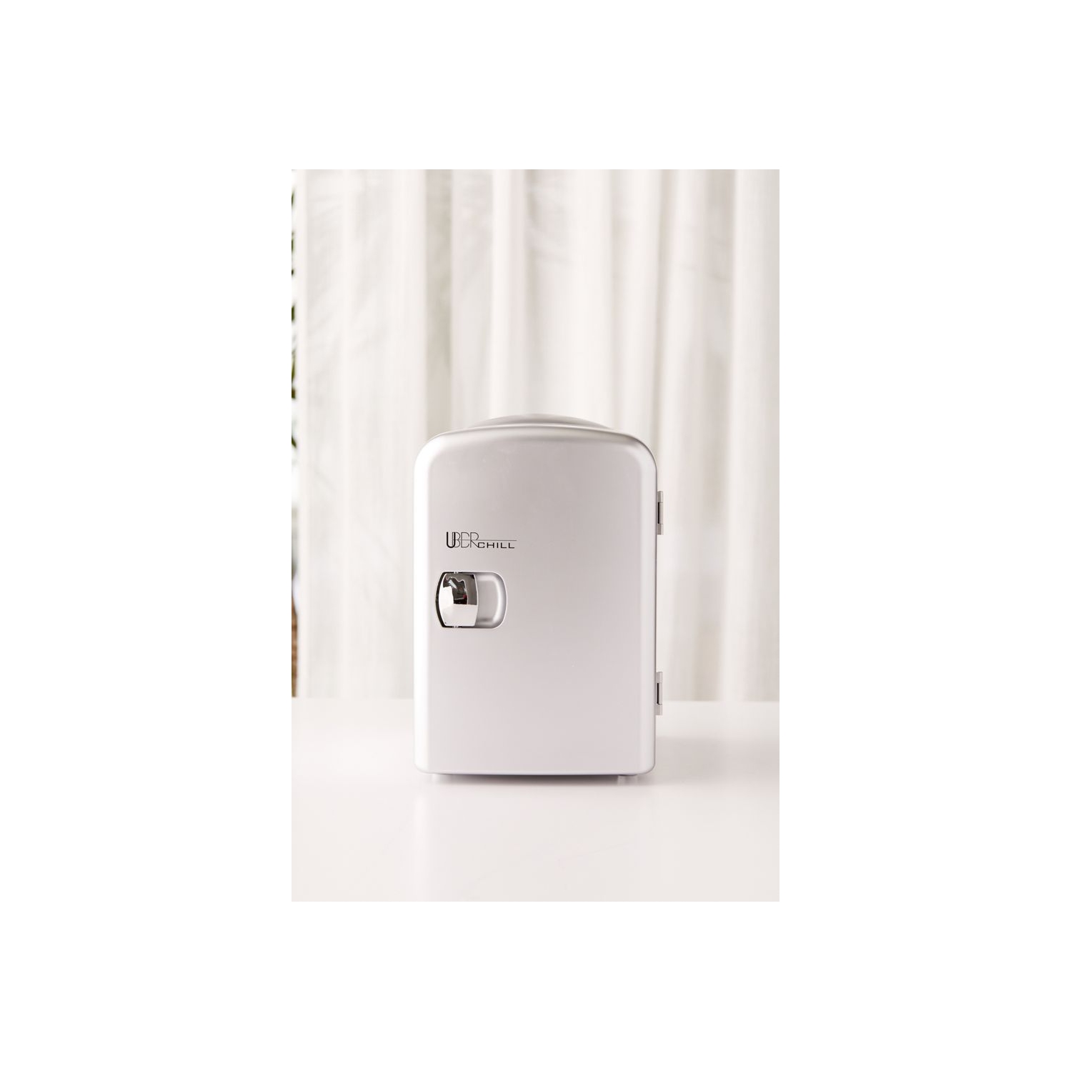 Uber Appliance Uber Chill Personal Mini Fridge 6 can capacity for Bar, Bedroom, office or Dorm outdoor/indoor 110V AC/12V DC
