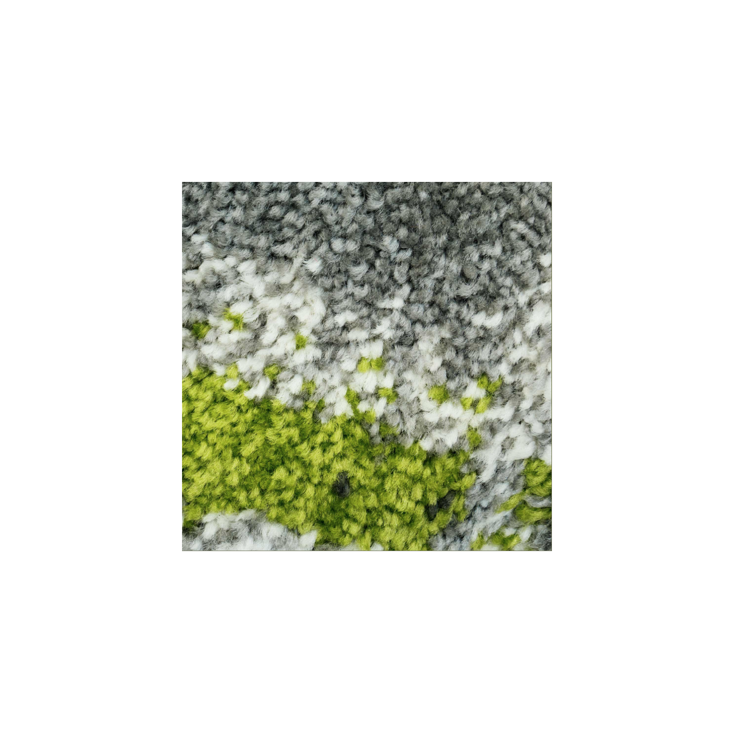 LA Dole Copper Abstract Carpet 6'2" x 9'2" Rectangle Area Rug - Green Black Grey