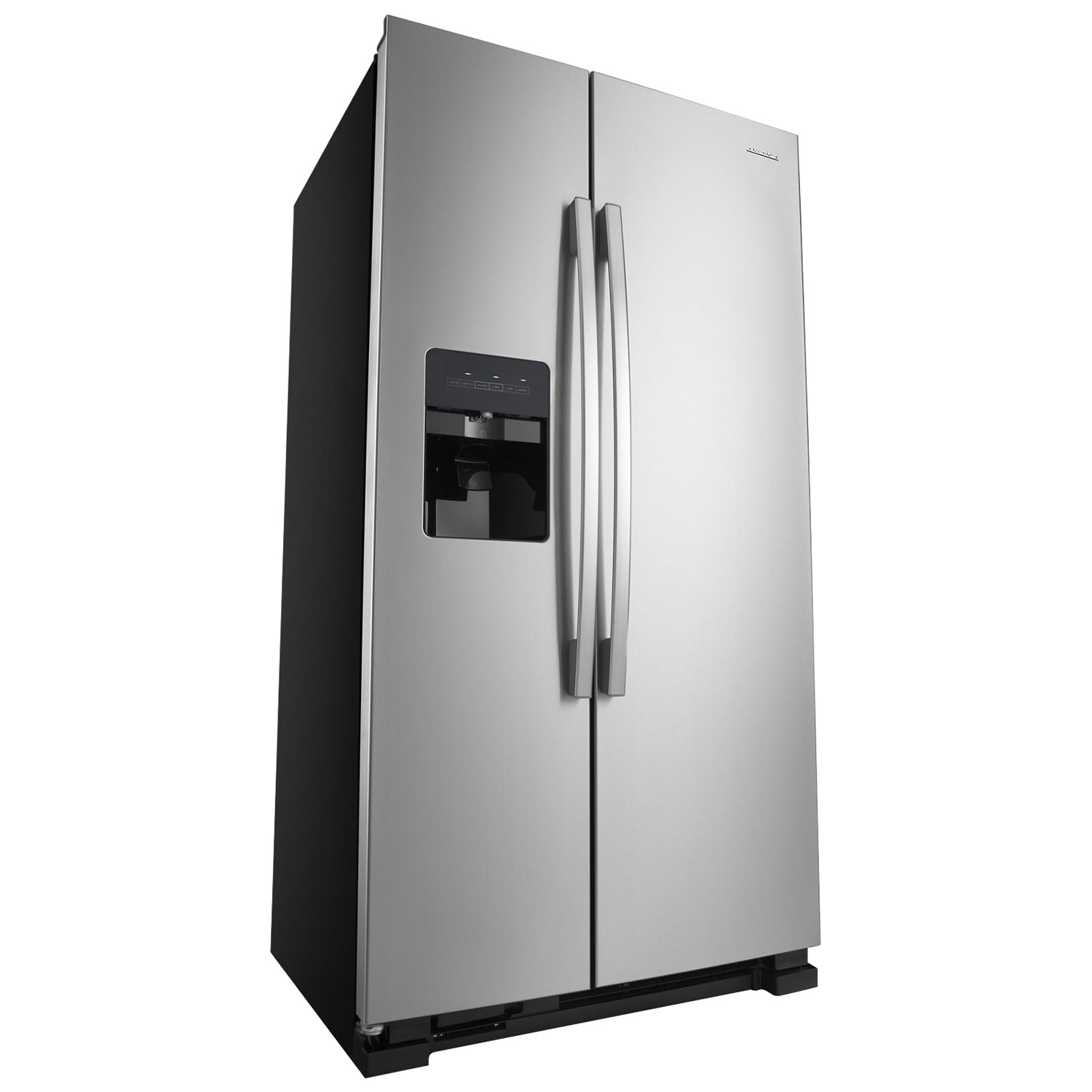 Amana 33" 21.4 Cu. Ft. Side-By-Side Refrigerator - Black-On-Stainless Steel