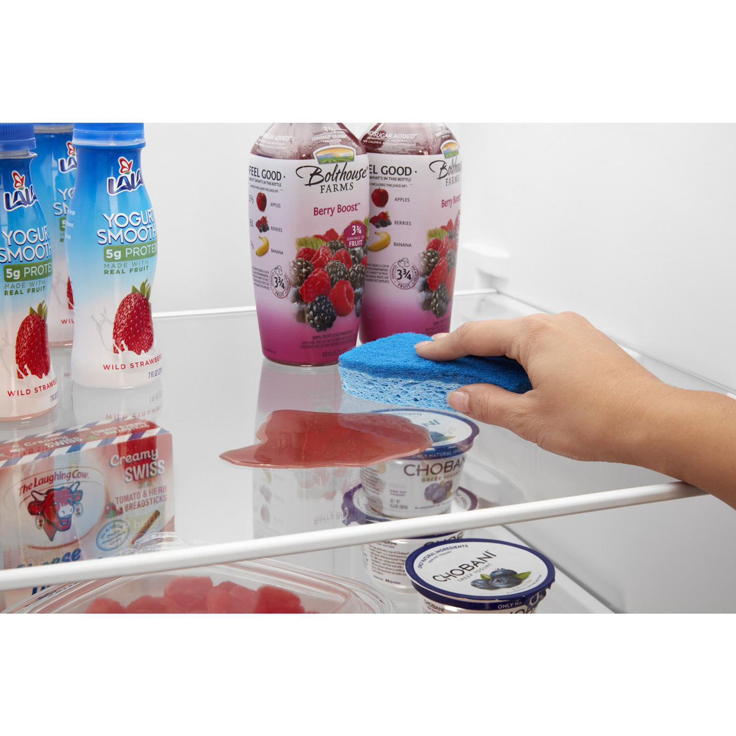 Amana 33" 21.4 Cu. Ft. Side-By-Side Refrigerator - Black-On-Stainless Steel