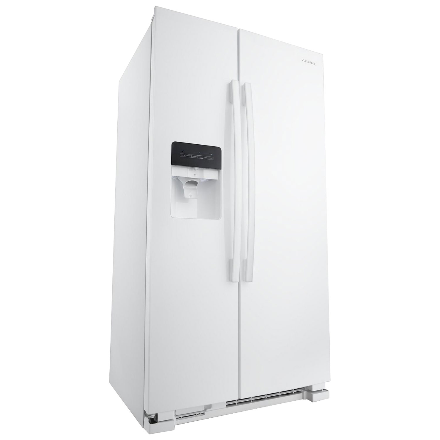 Amana 33" 21.4 Cu. Ft. Side-By-Side Refrigerator with Water & Ice Dispenser - White