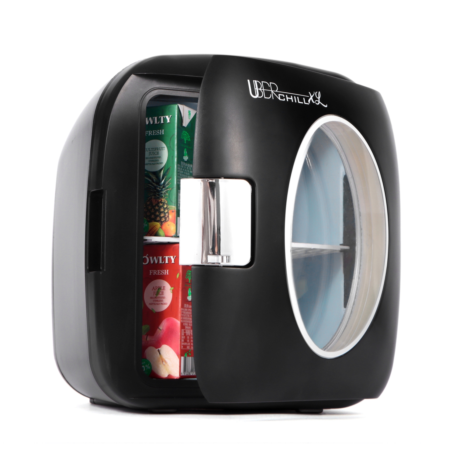 Uber Appliance Uber Chill Personal XL Mini Fridge 12 can capacity for Bar, Bedroom, office, Dorm outdoor/indoor 110/12V AC/DC