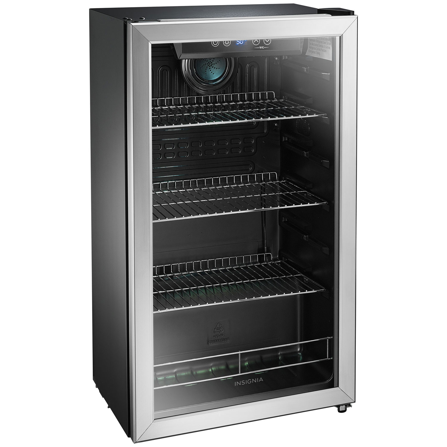 Insignia 3.2 Cu. Ft. 115-Can Beverage Centre - Stainless Steel - Only at Best Buy
