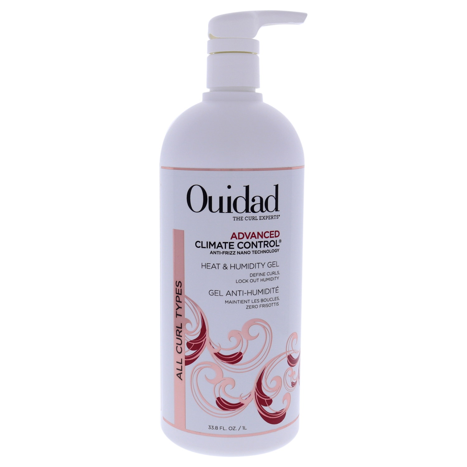 Gel Chaleur et Humidité Advanced Climate Control - Anti Frizz par Ouidad pour Unisexe - 33,8 oz de Gel