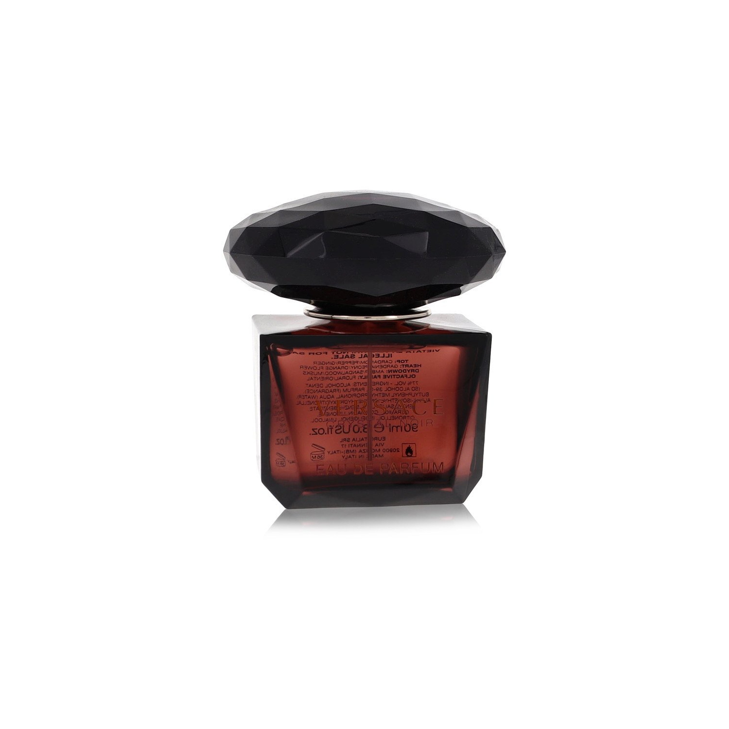 Versace Crystal Noir By Gianni Versace Eau De Parfum Spray 3 Oz *tester