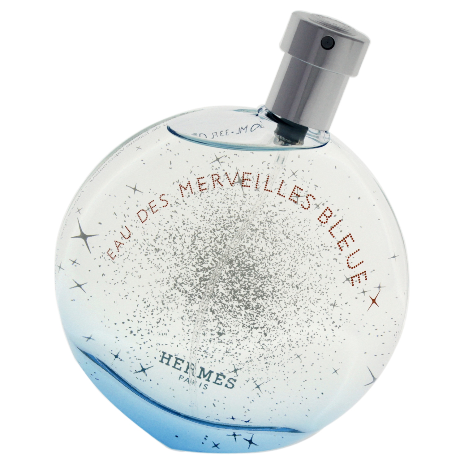Eau des Merveilles Bleue par Hermes Eau De Toilette Vaporisateur 3.4 oz