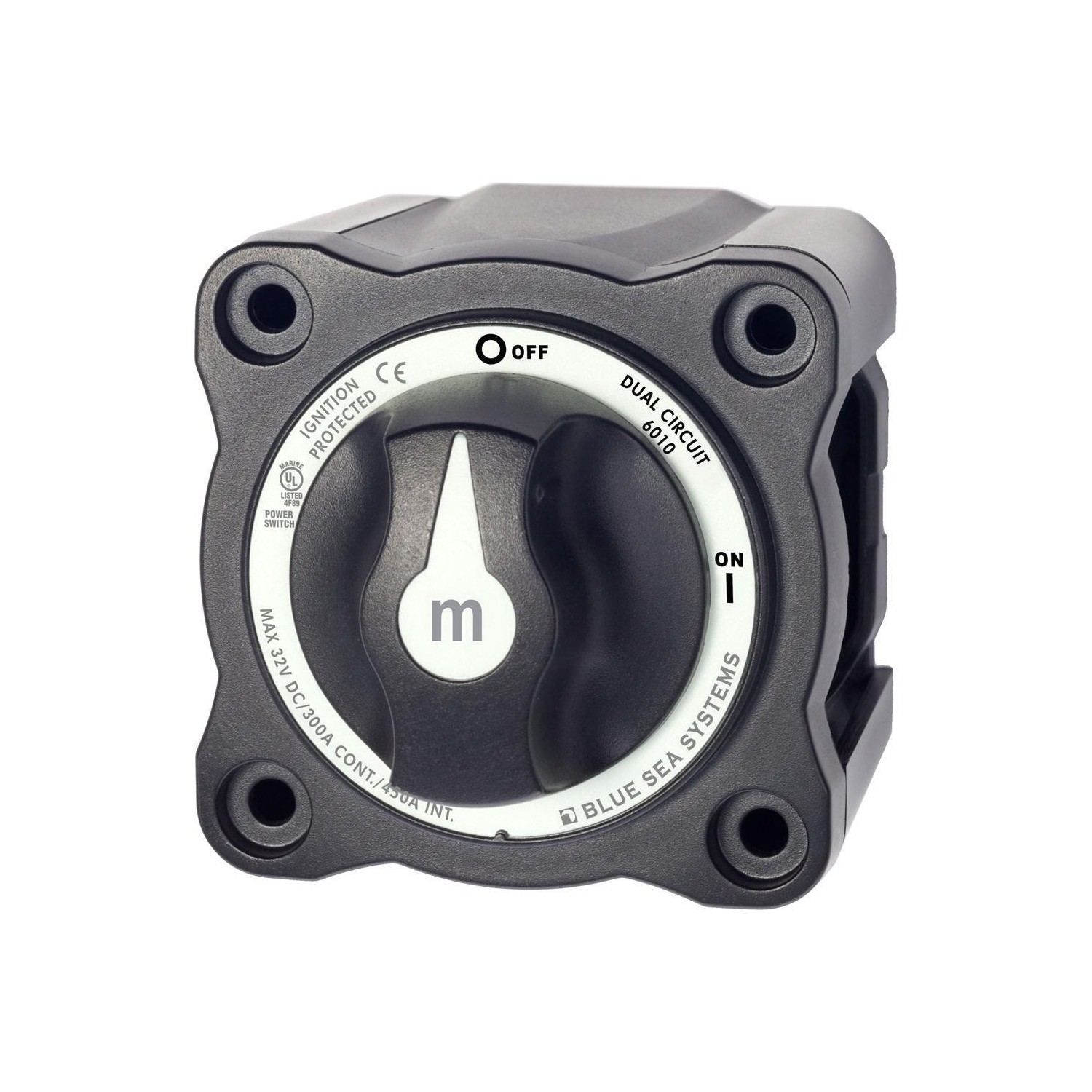 Blue Sea 3010200 Battery Switch Dual Circuit - Black