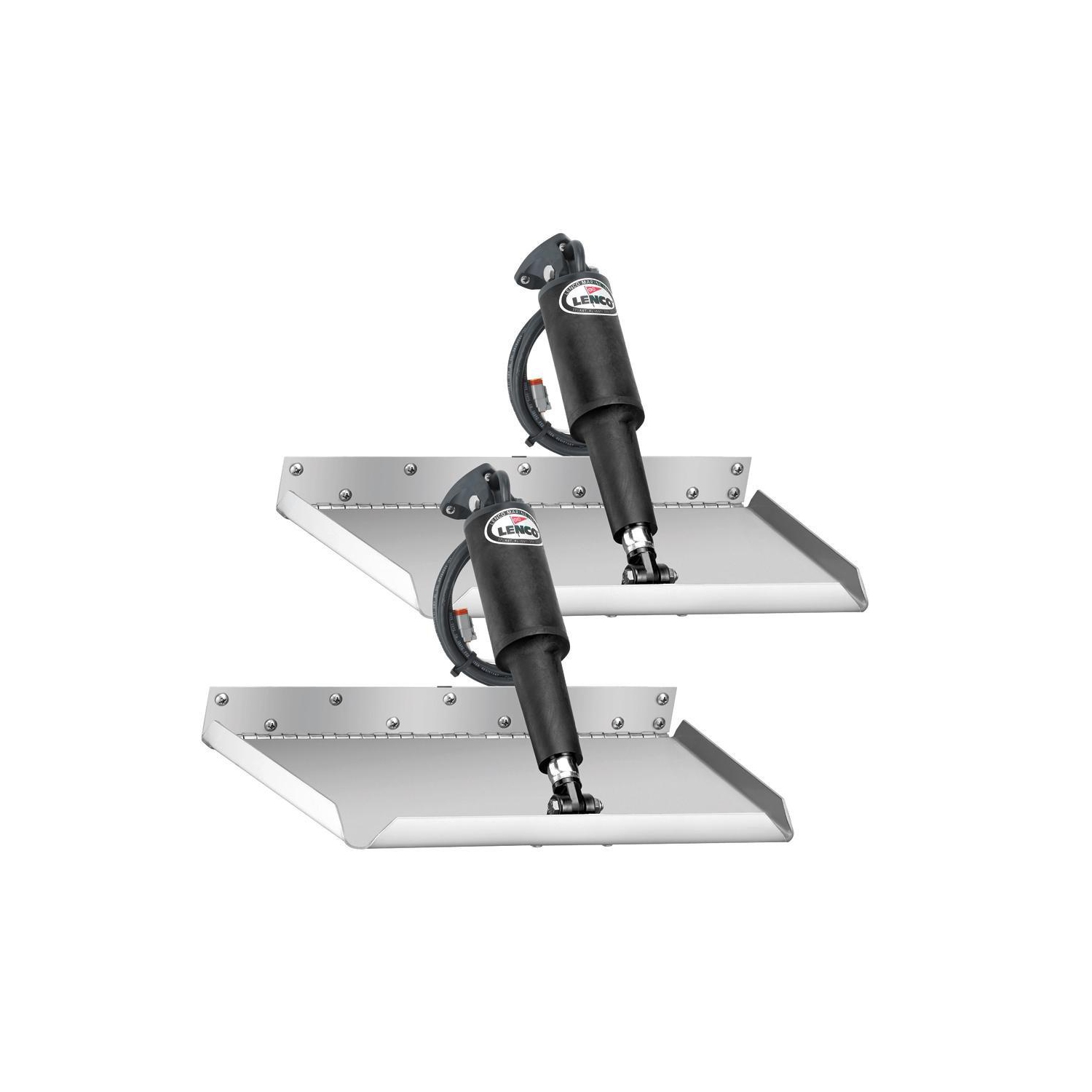 Lenco 12" x 18" Edgemount Trim Tab Kit w-o Switch Kit 12V