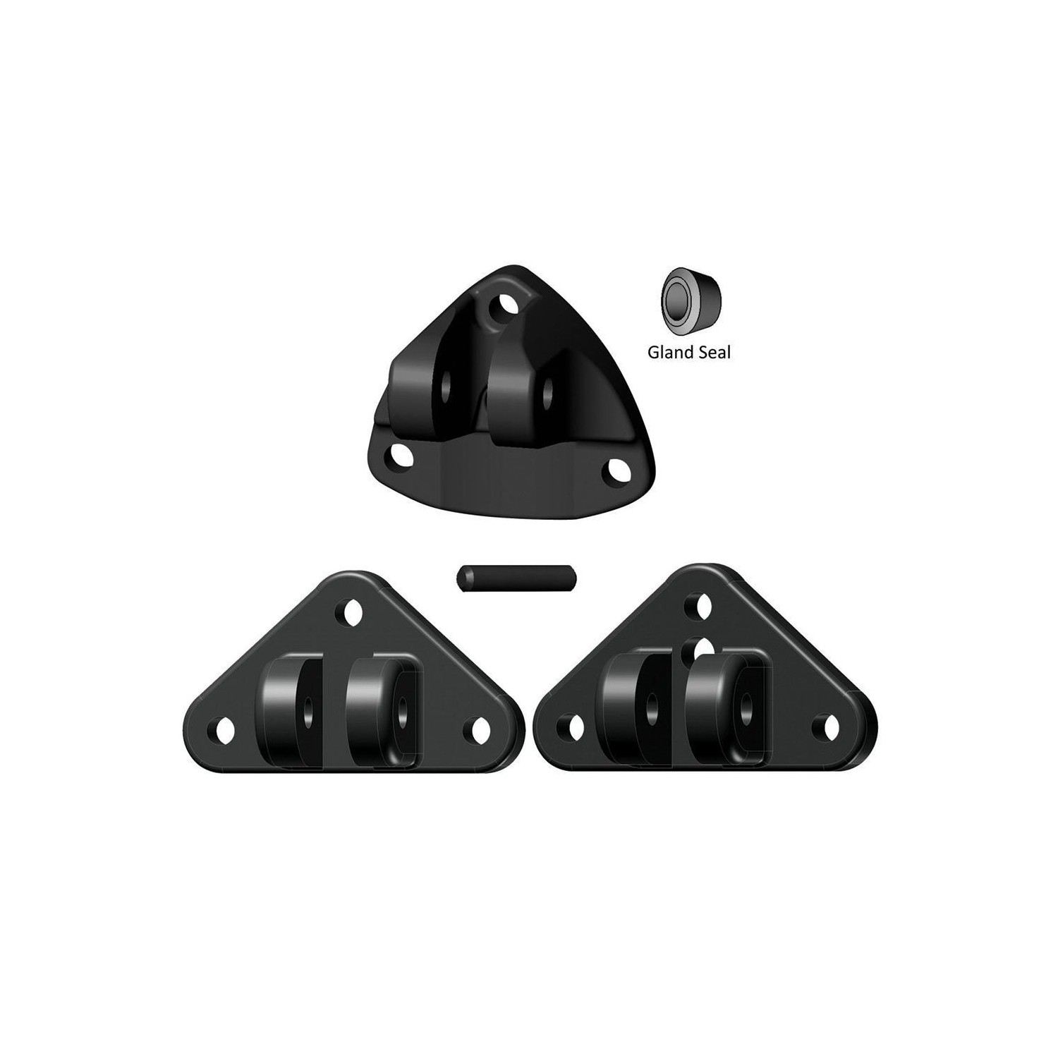 Lenco Universal Actuator Mounting Bracket Replacement Kit&nbsp;