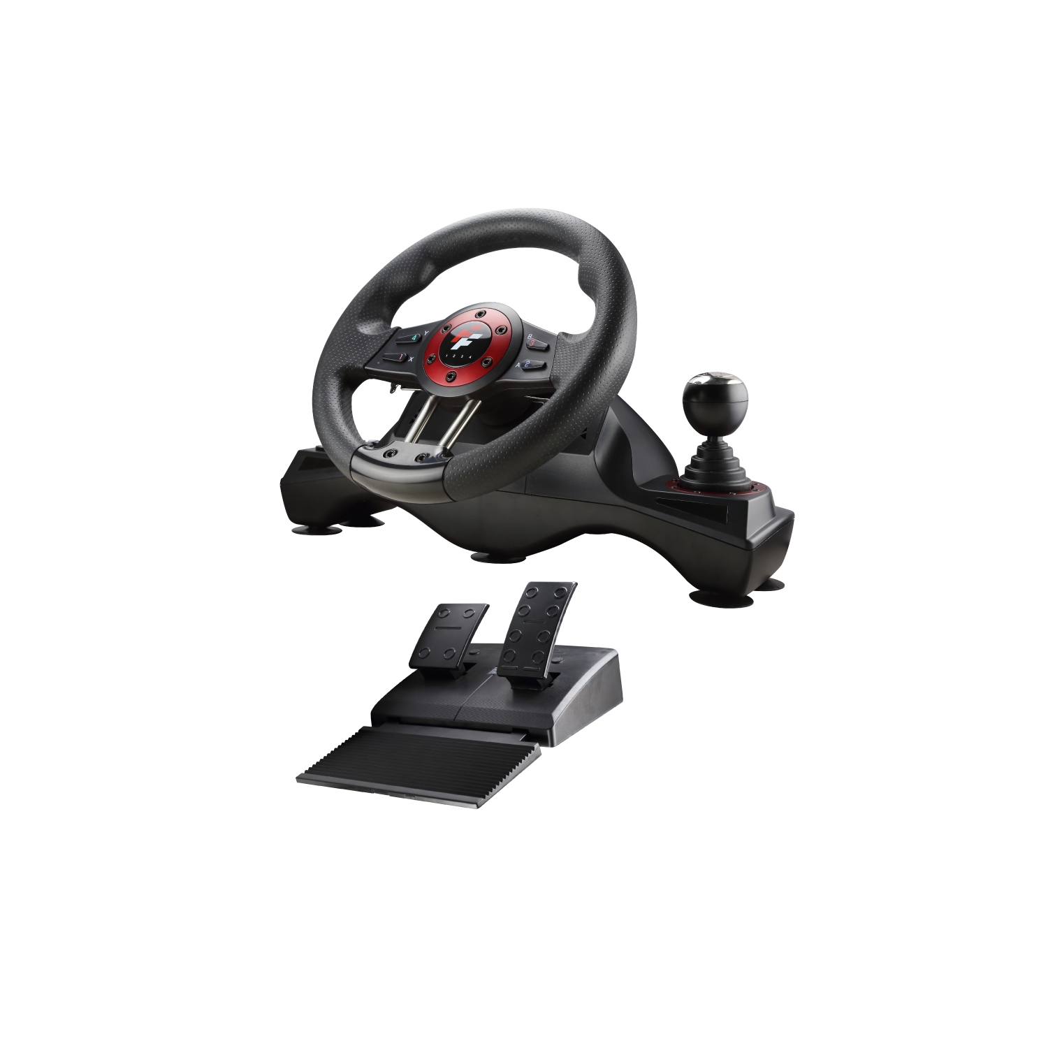 Flashfire WH-2304V 4-in-1 Force Racing Wheel Set - Compatible with Windows PC, PS4 & Xbox One