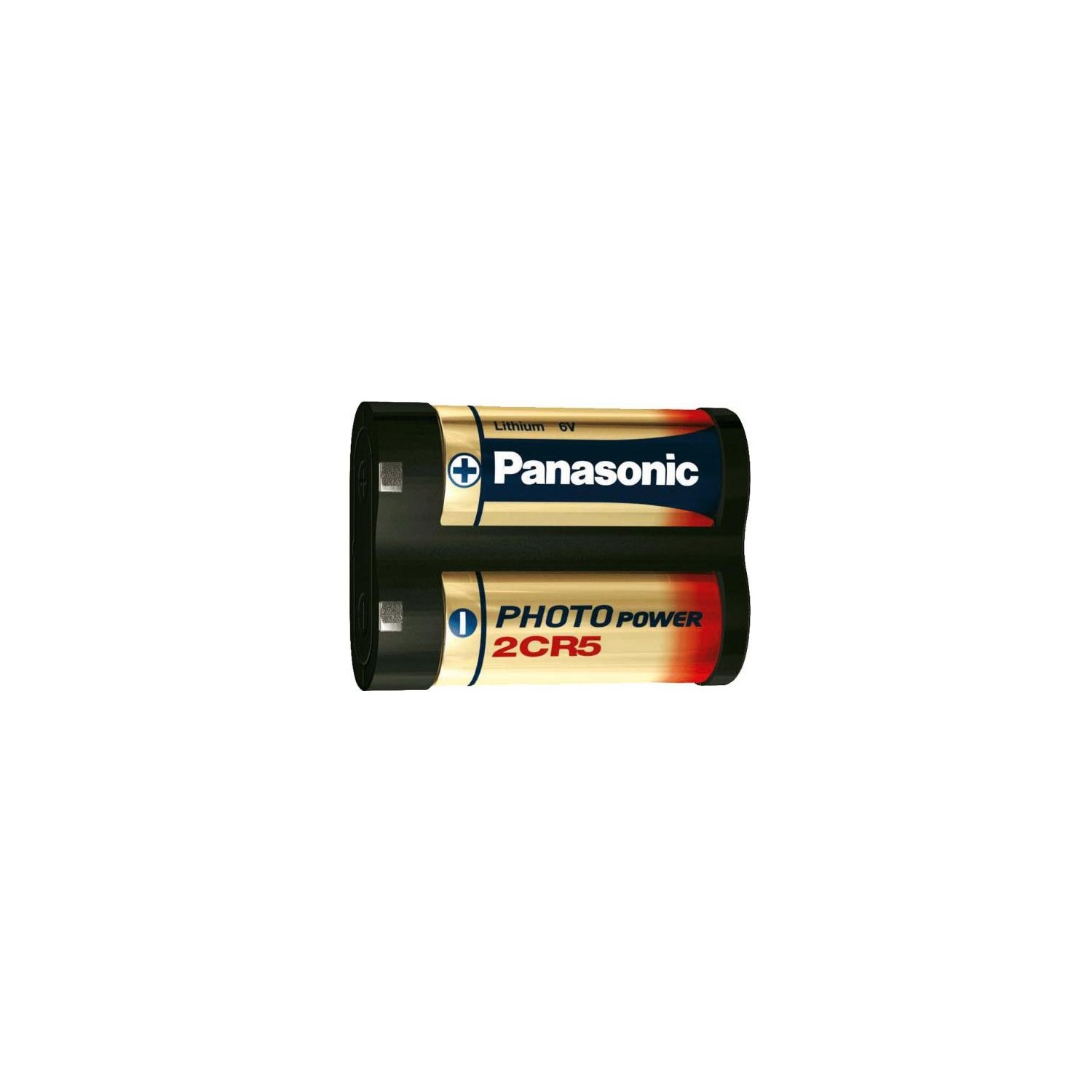 Pile au lithium 2CR5 de 6 V de Panasonic en vrac
