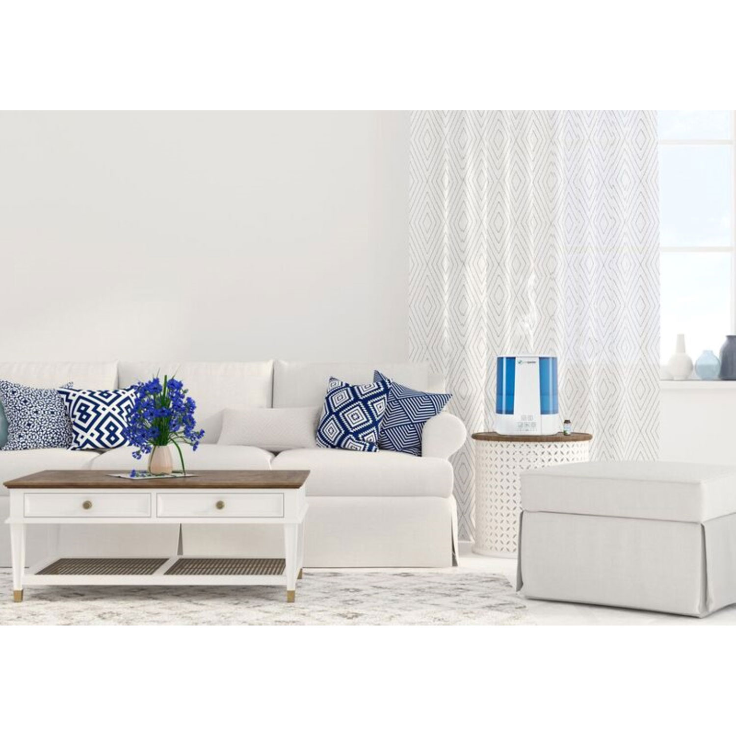 Humidificateur à vapeur chaude et froide de 100 heures H5225WCA de PureGuardian