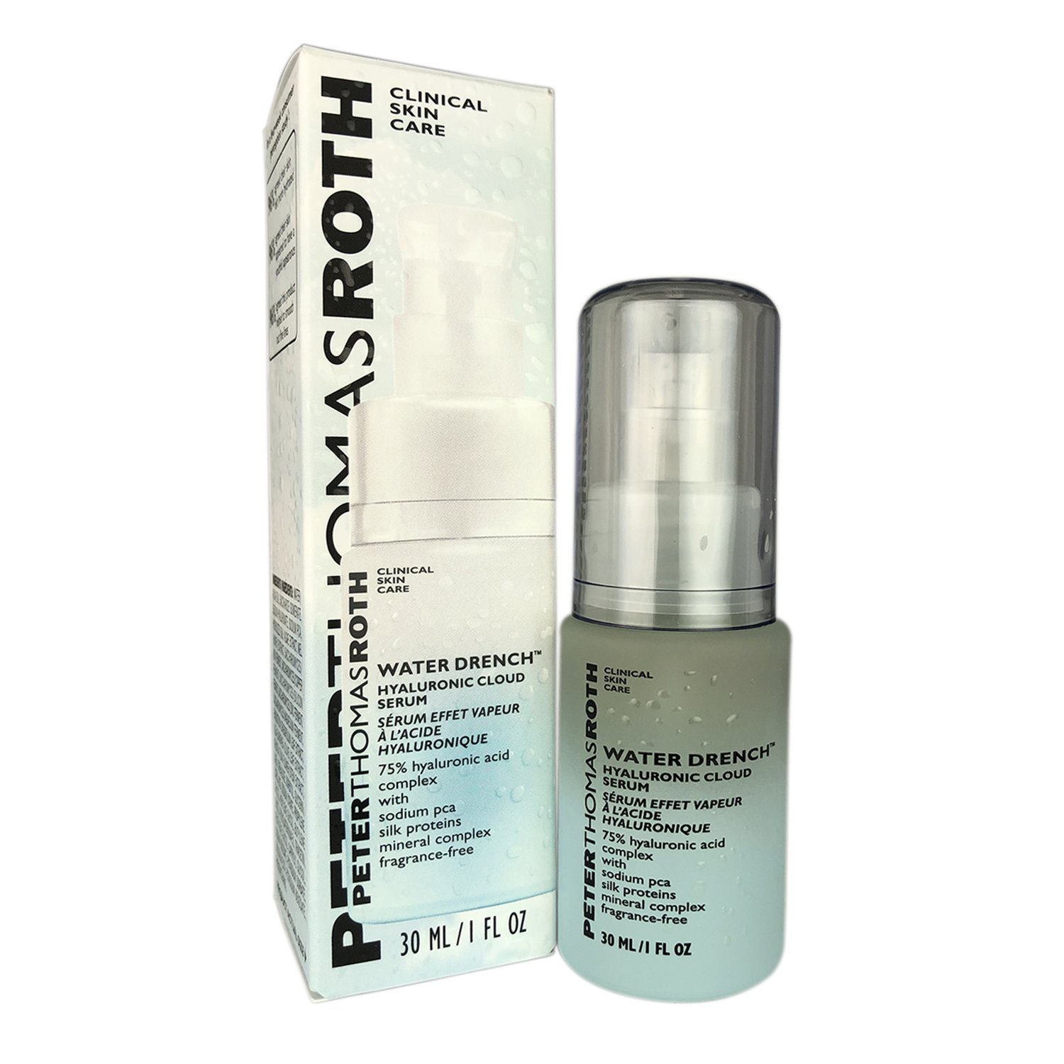 Water Drench Hyaluronic Cloud Serum by Peter Thomas Roth for Unisex - 1 oz Serum