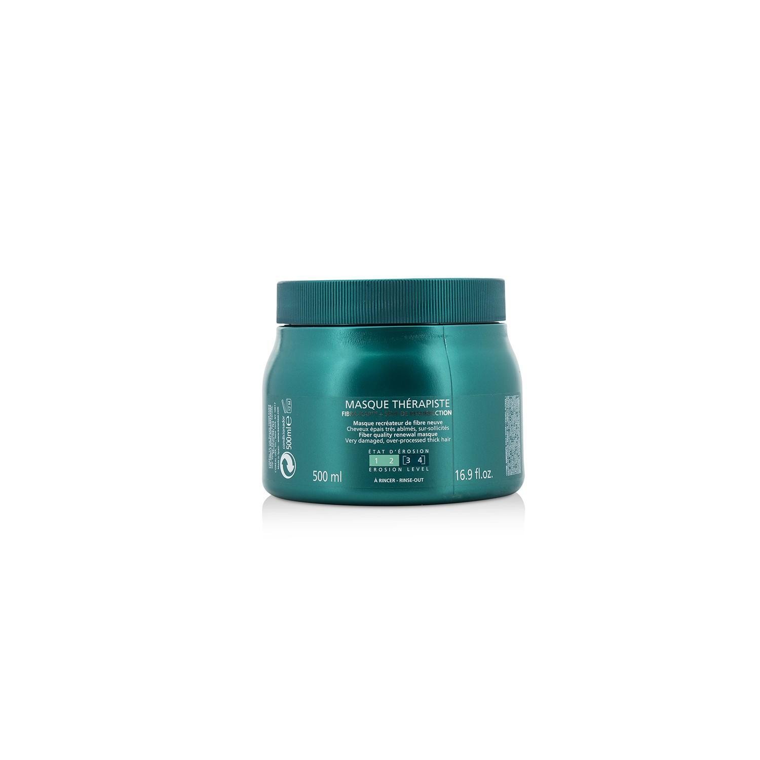 Resistance Masque Therapiste Fiber Quality Renewal Masque (For Very Damaged, Over-Processed Thick Hair) - 500ml-16.9oz