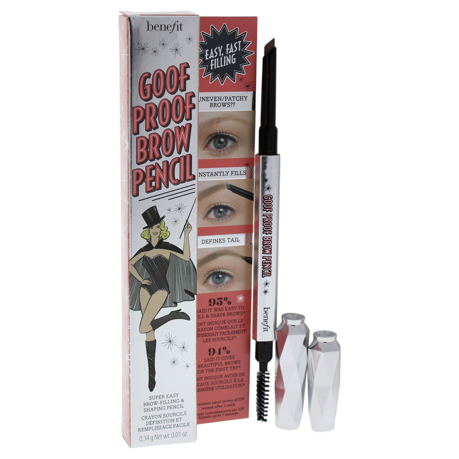 Goof Proof Brow Pencil - # 2 - 0.34g-0.01oz
