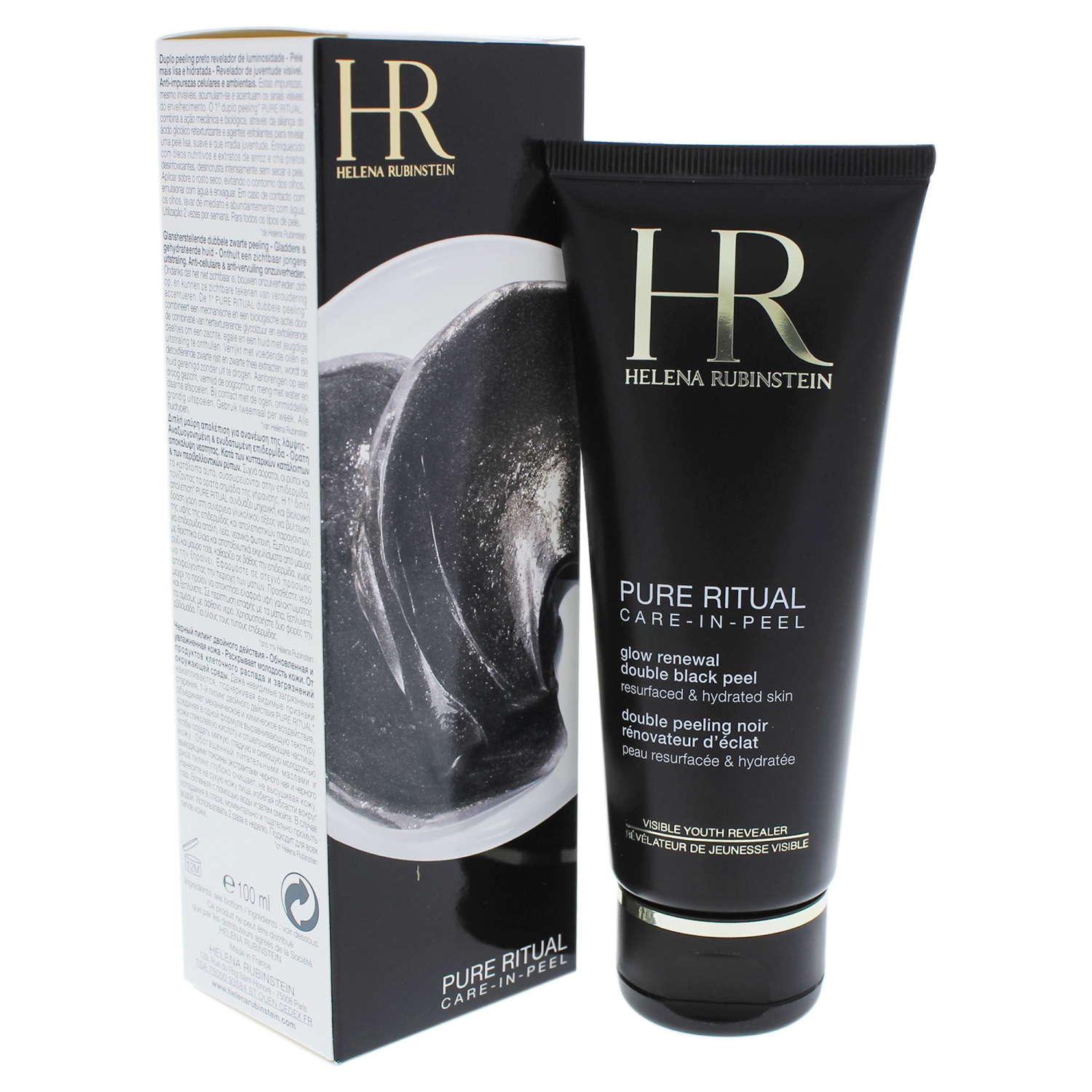 Pure Ritual Glow Renewal Double Black Peel - 100ml-3.38oz