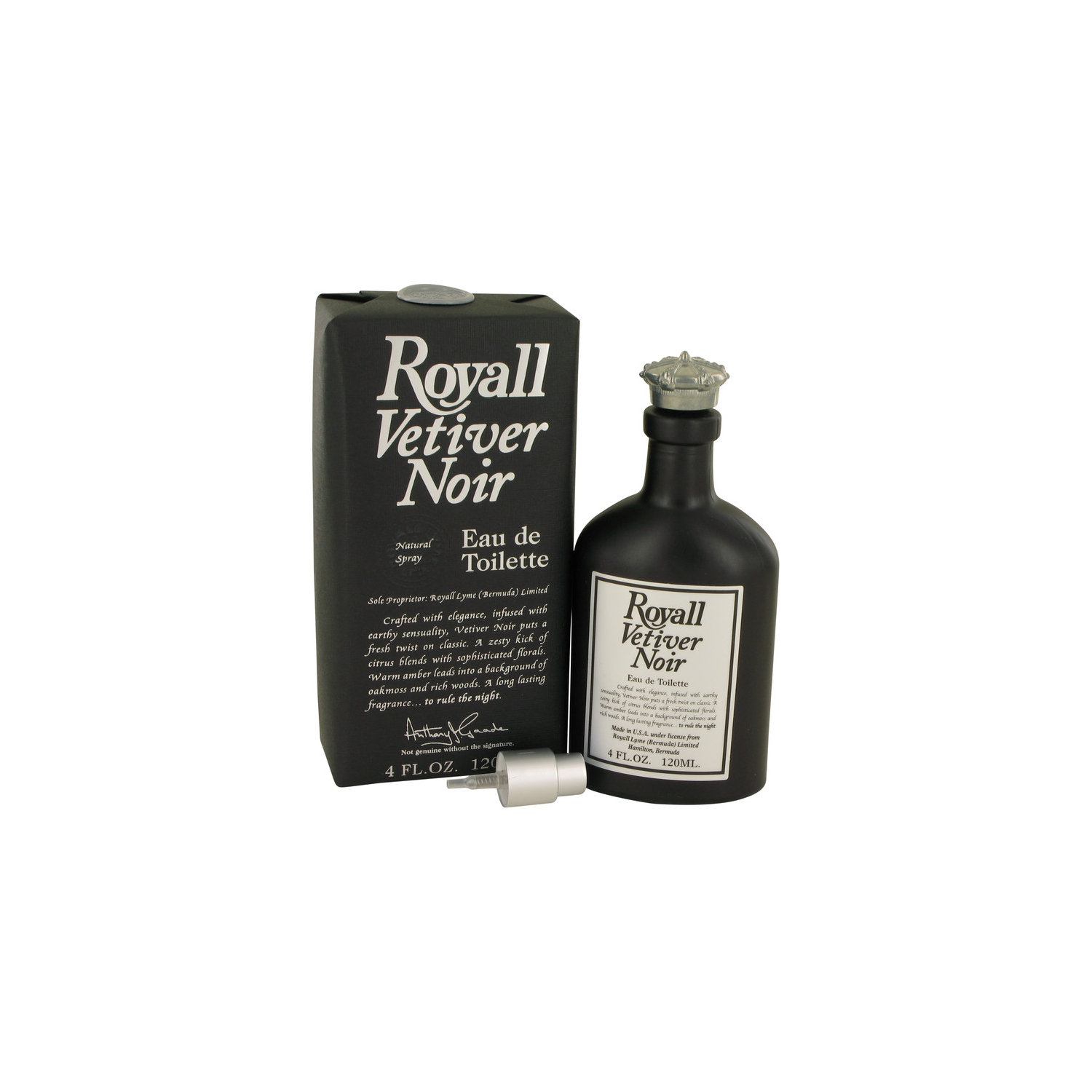 Parfums Royall Vetiver Noir par Royall, 4 oz