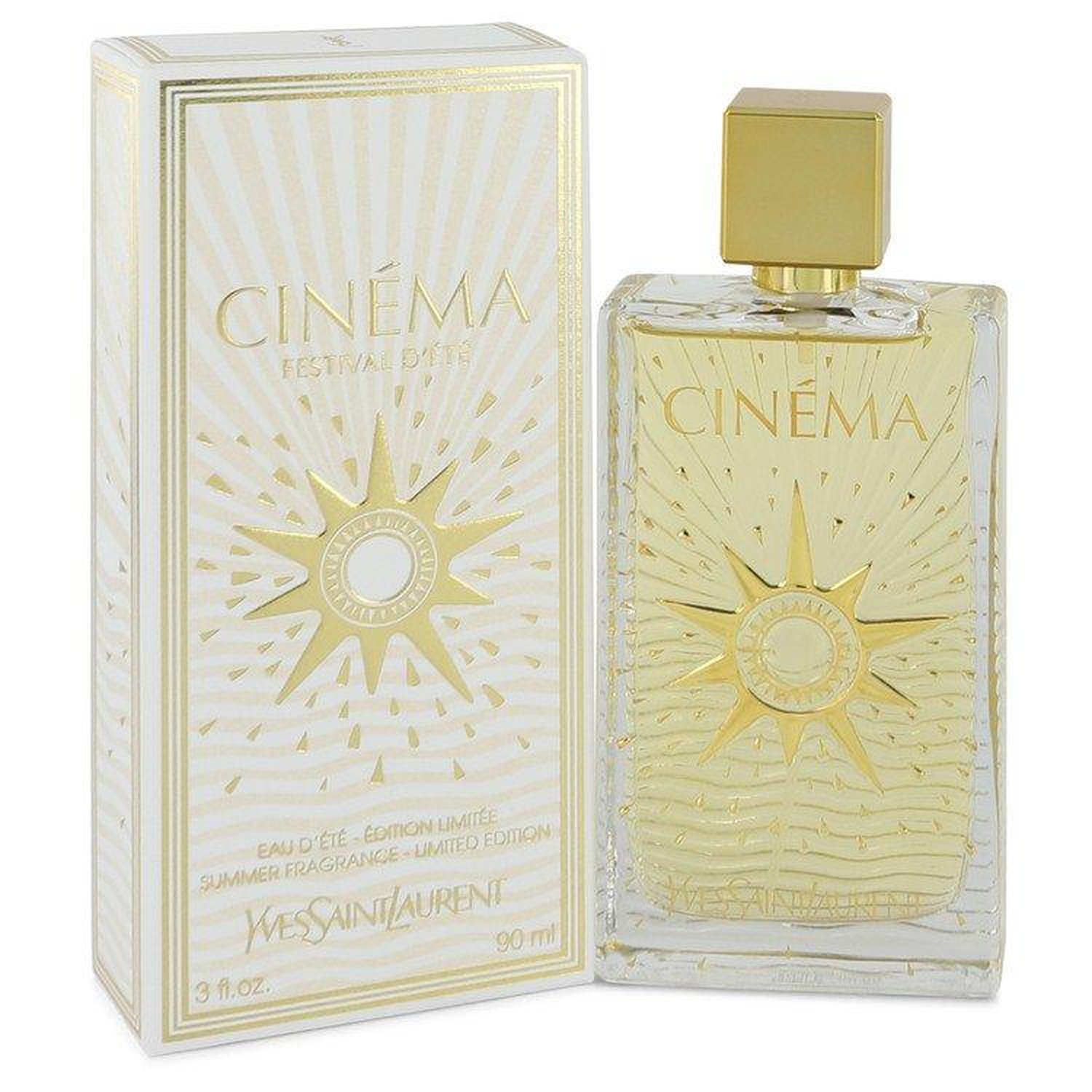 Cinema Festival D'ete Summer By Yves Saint Laurent Edt Spray 3 Oz (2007 Edition)