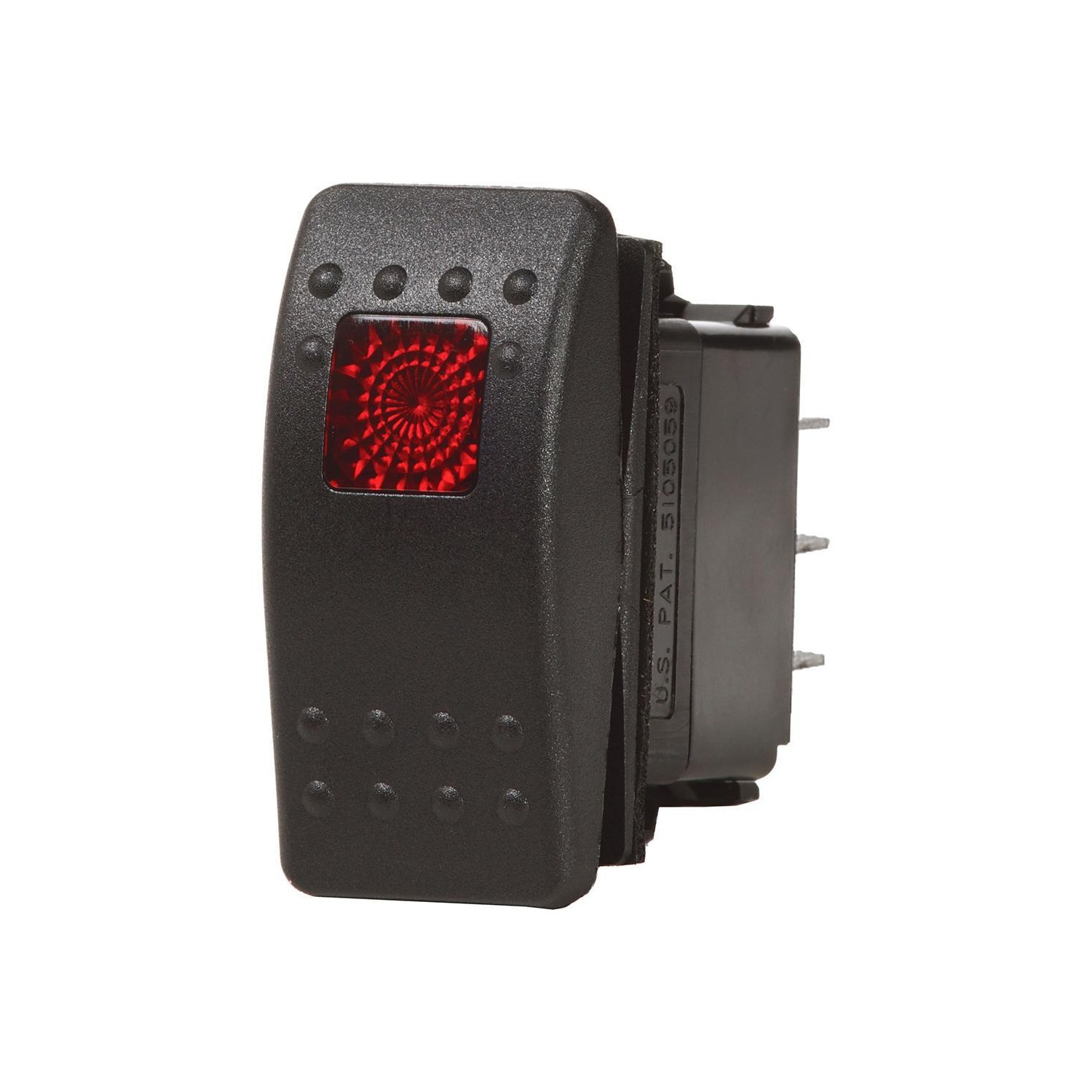 Blue Sea 7934 Contura II Switch DPST Black - OFF-ON