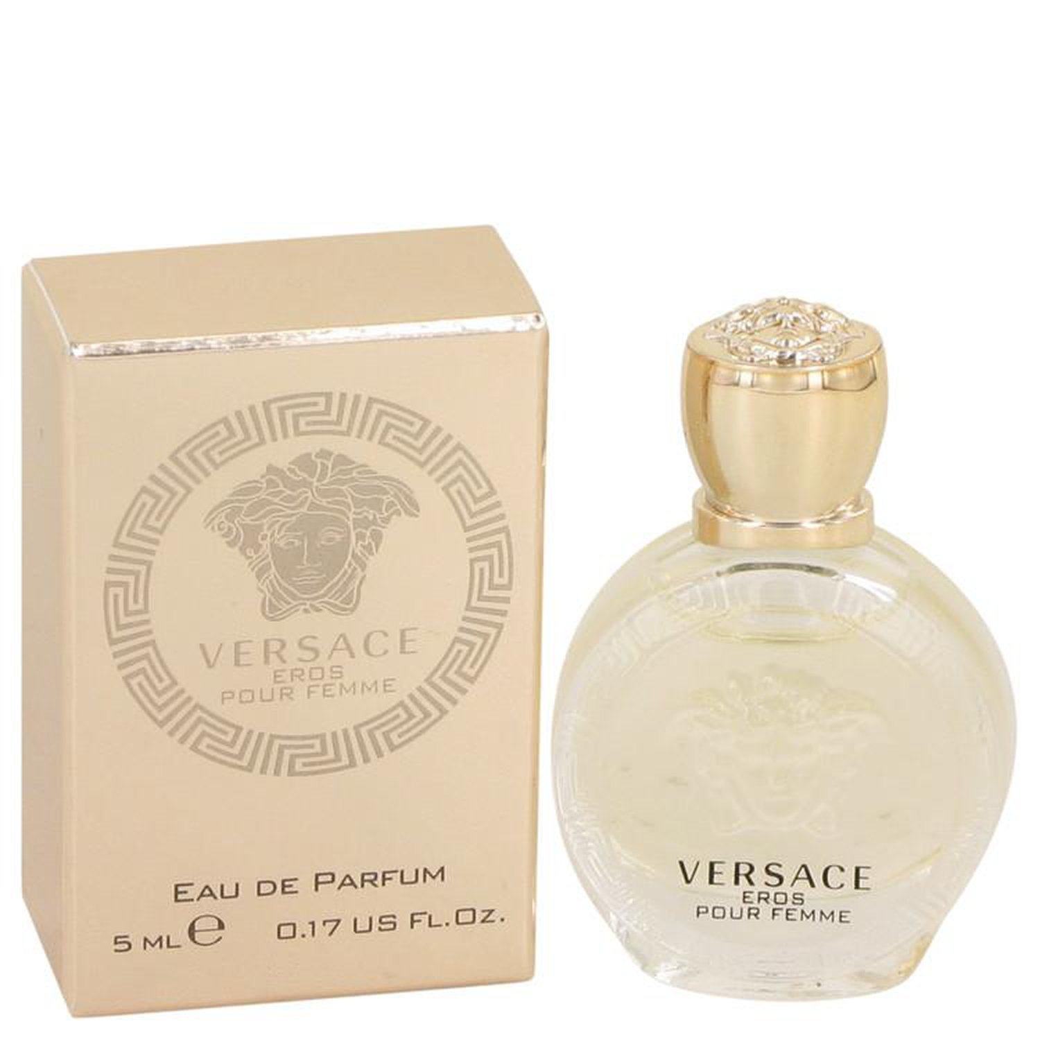 Versace Eros Pour Femme By Gianni Versace Eau De Parfum .17 Oz Mini