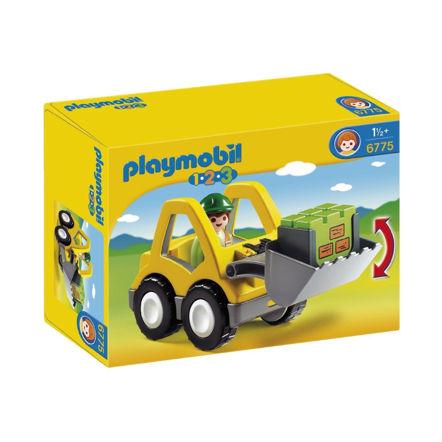 Playmobil 1-2-3: Excavator Front Loader